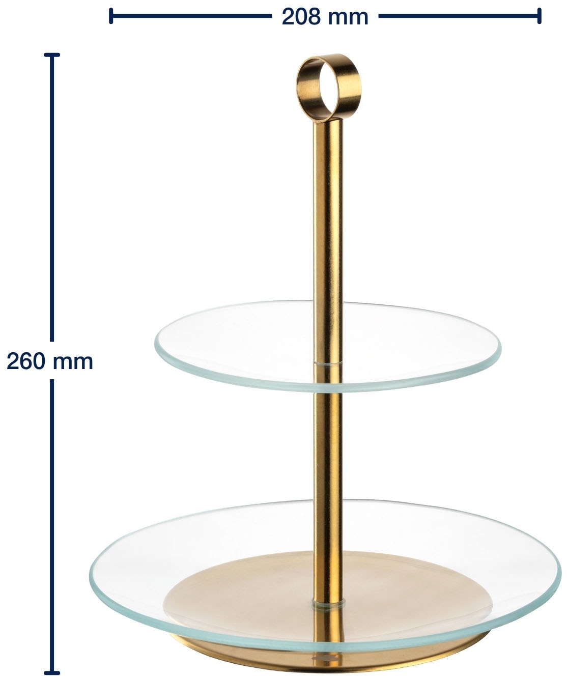 LEONARDO Etagere »CENA, 2 stufig« ideal für Snacks, Desserts oder kleine Leckereien