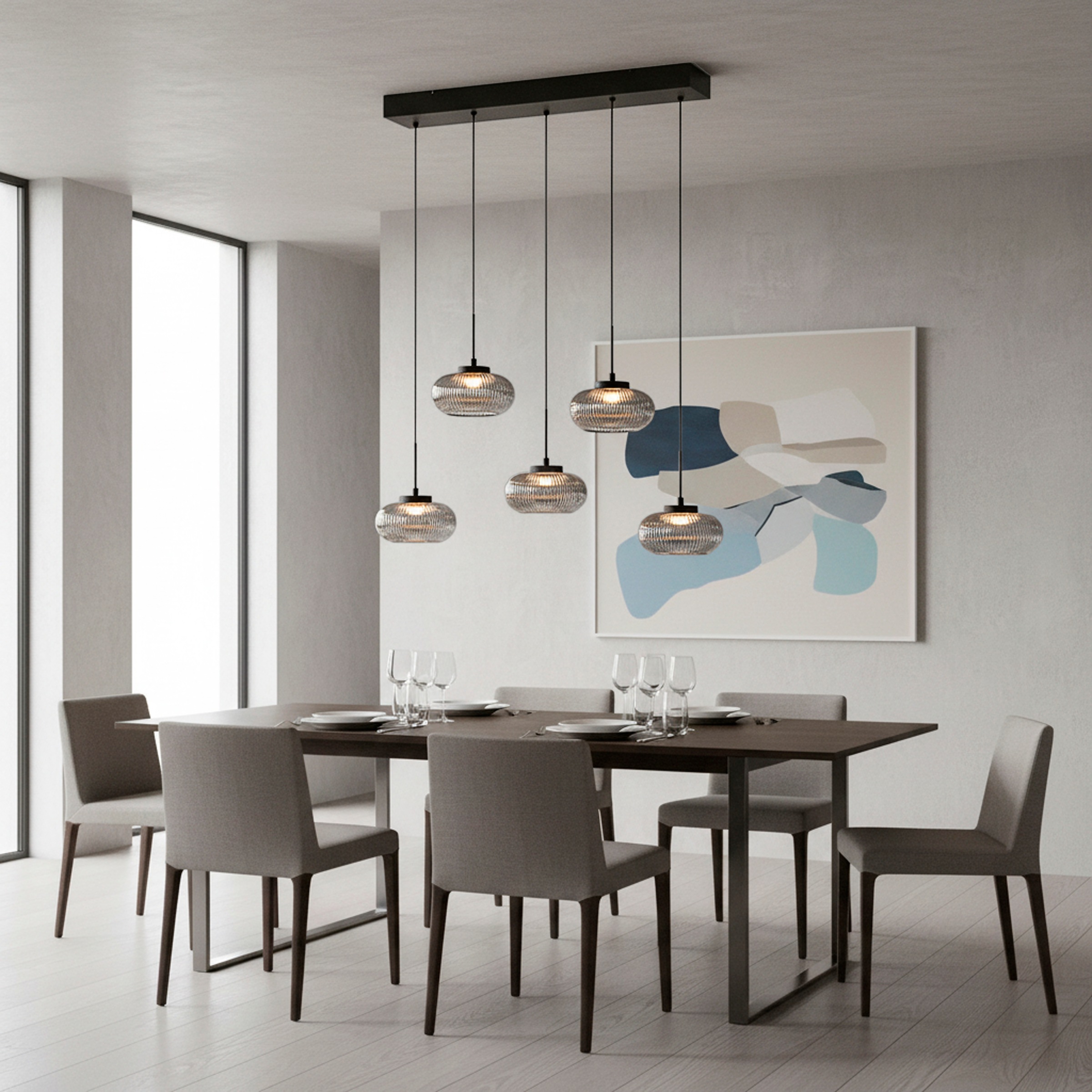 JUST LIGHT Pendelleuchte »NOCTIS« LED-Board 1 Stk. Warmweiß