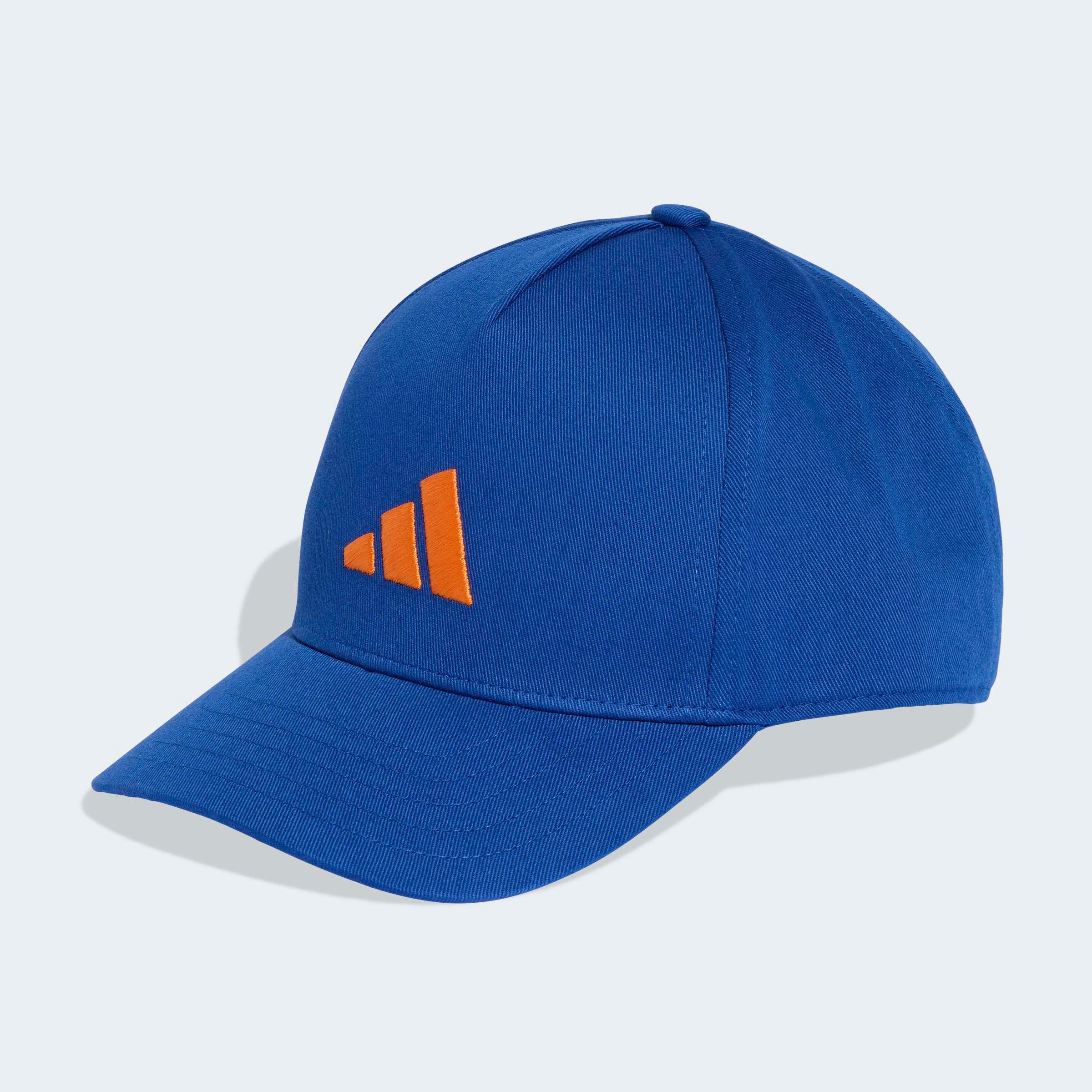 adidas Performance, Unisex, »K CAP«, Royal Blue/Pure Orange, Royal Blue/Pure Orange, Eine Kappe mit Druckverschluss am Hinterkopf und authentischem 