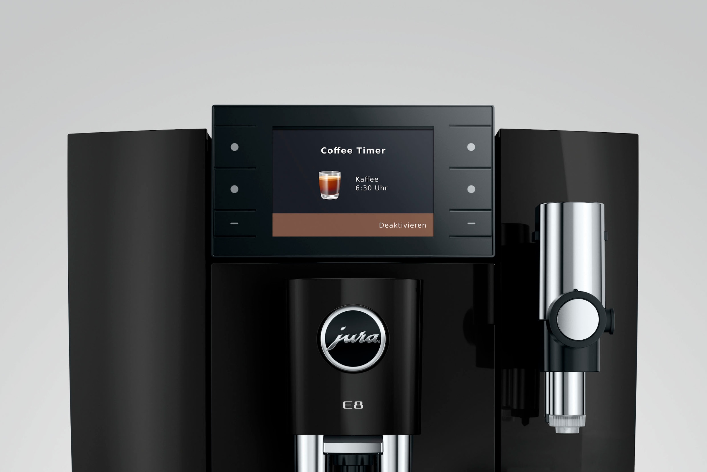 JURA Kaffeevollautomat »15745 E8 (ED), Piano Black« 27 Spezialitäten, WiFi, Hot & Light Brew, Sweet