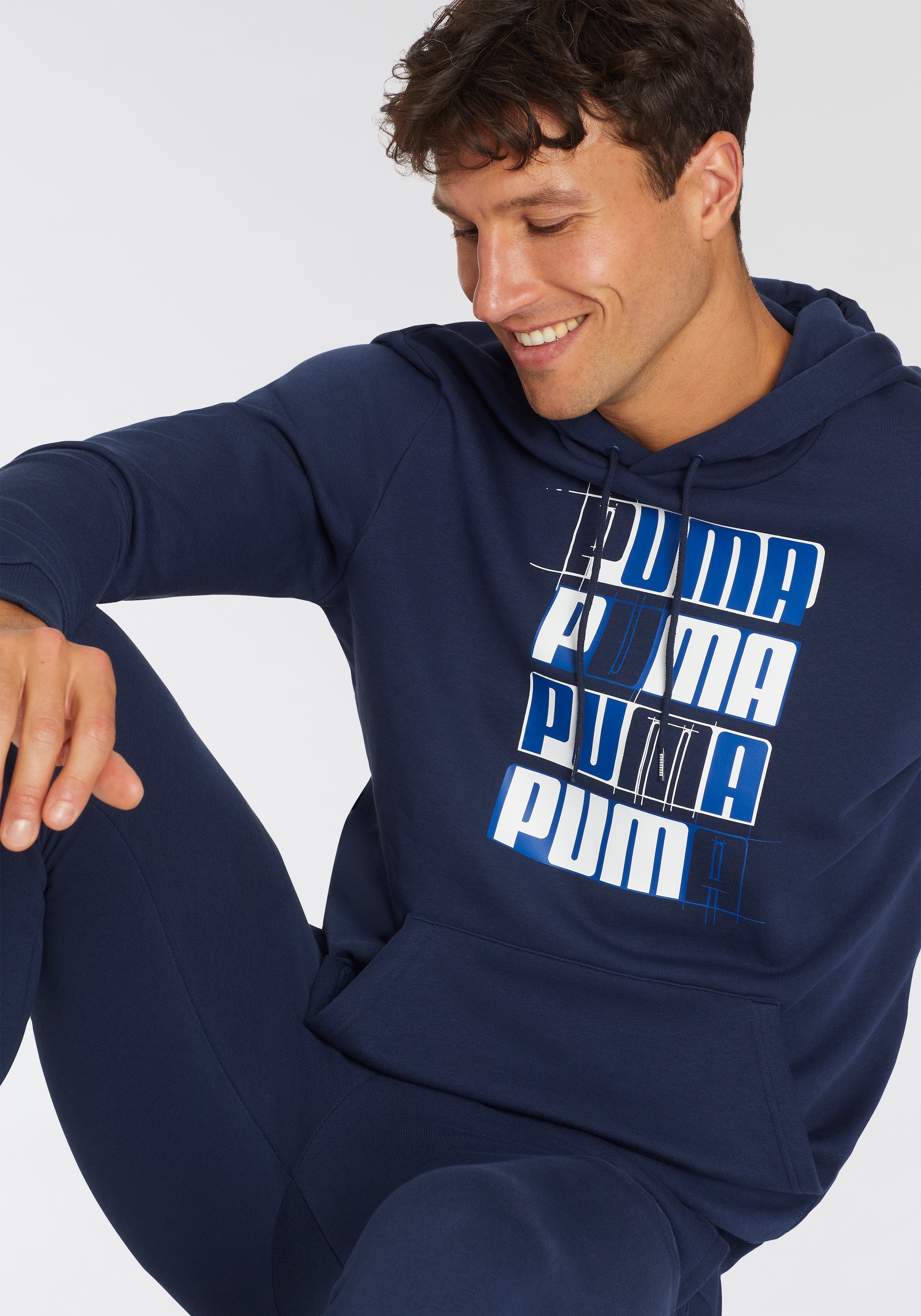 PUMA Kapuzensweatshirt »ESS+ LOGO LAB HOODIE TR«, (1 tlg.)