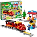 LEGO® Konstruktionsspielsteine »Dampfeisenbahn (10874), LEGO® DUPLO® Town«, (59 St.)