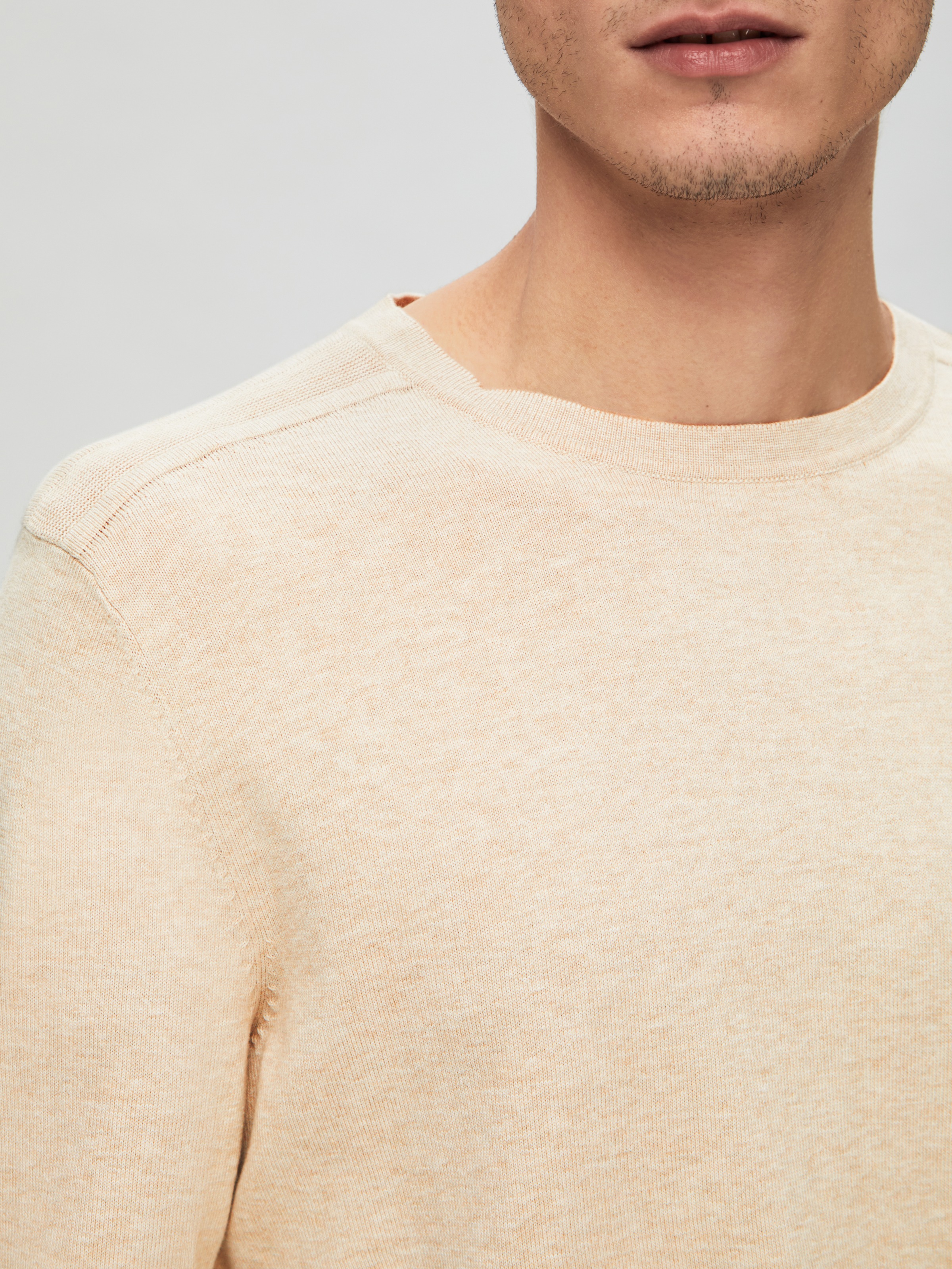 SELECTED HOMME Strickpullover »SLHBERG CREW NECK NOOS«
