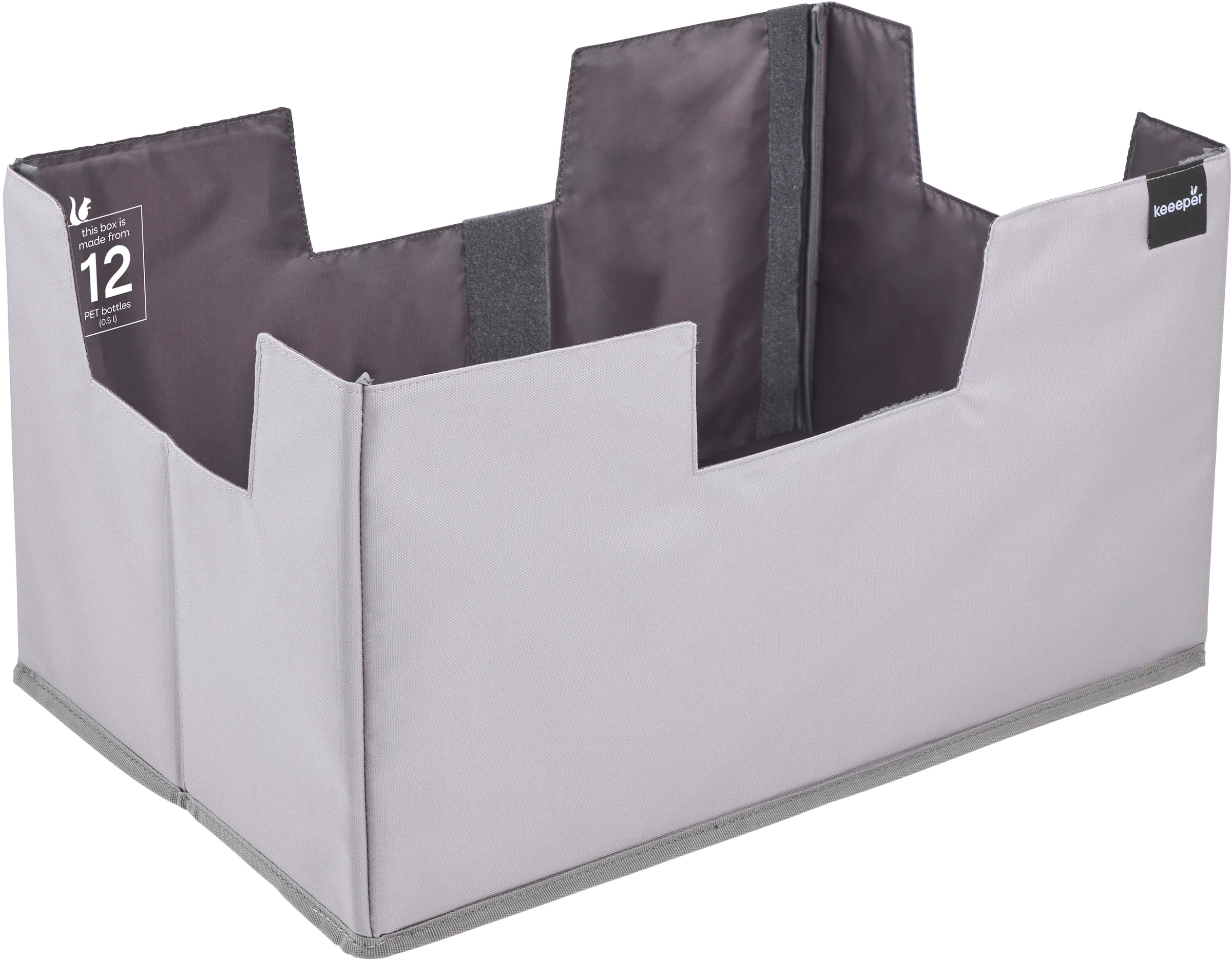 keeeper Faltbox »neo, faltbarer Einkaufsorganizer für Klappboxen« aus recycelten PET-Flaschen