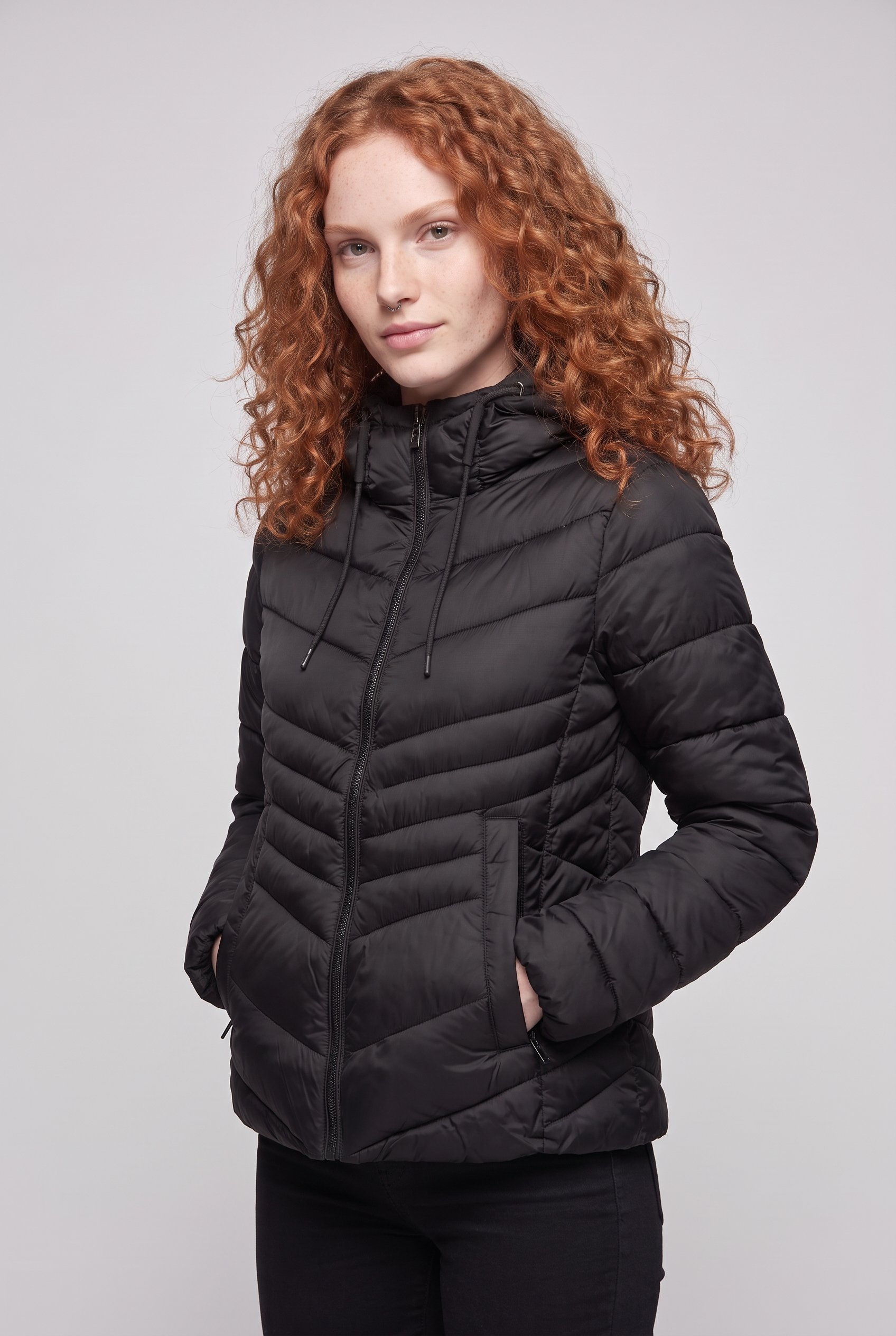 ONLY Steppjacke »ONLMIMI HOOD JACKET CC OTW« mit Kapuze Kunstfaser