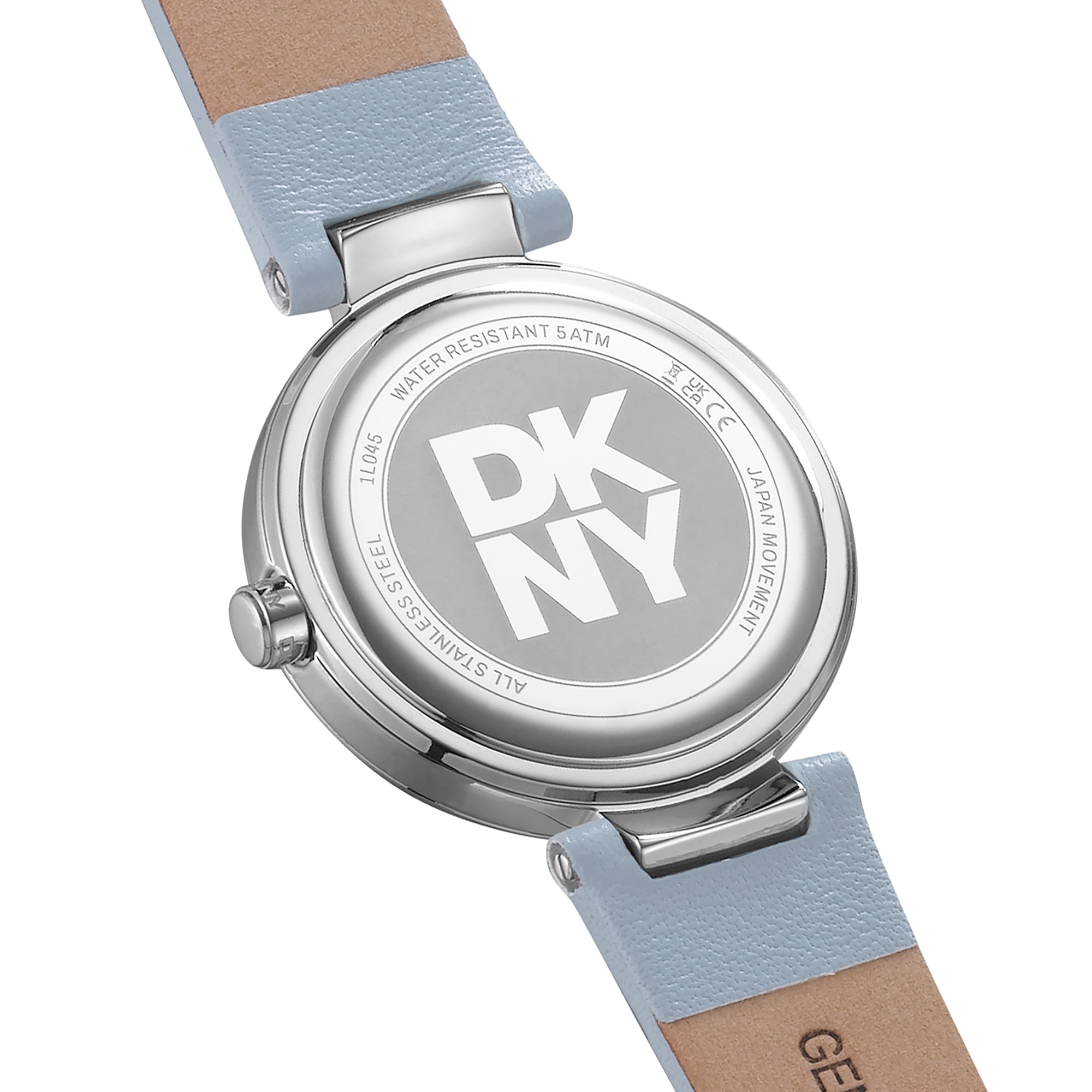 DKNY Quarzuhr »Downtown Midi« Armbanduhr, Damenuhr, Lederarmband, analog