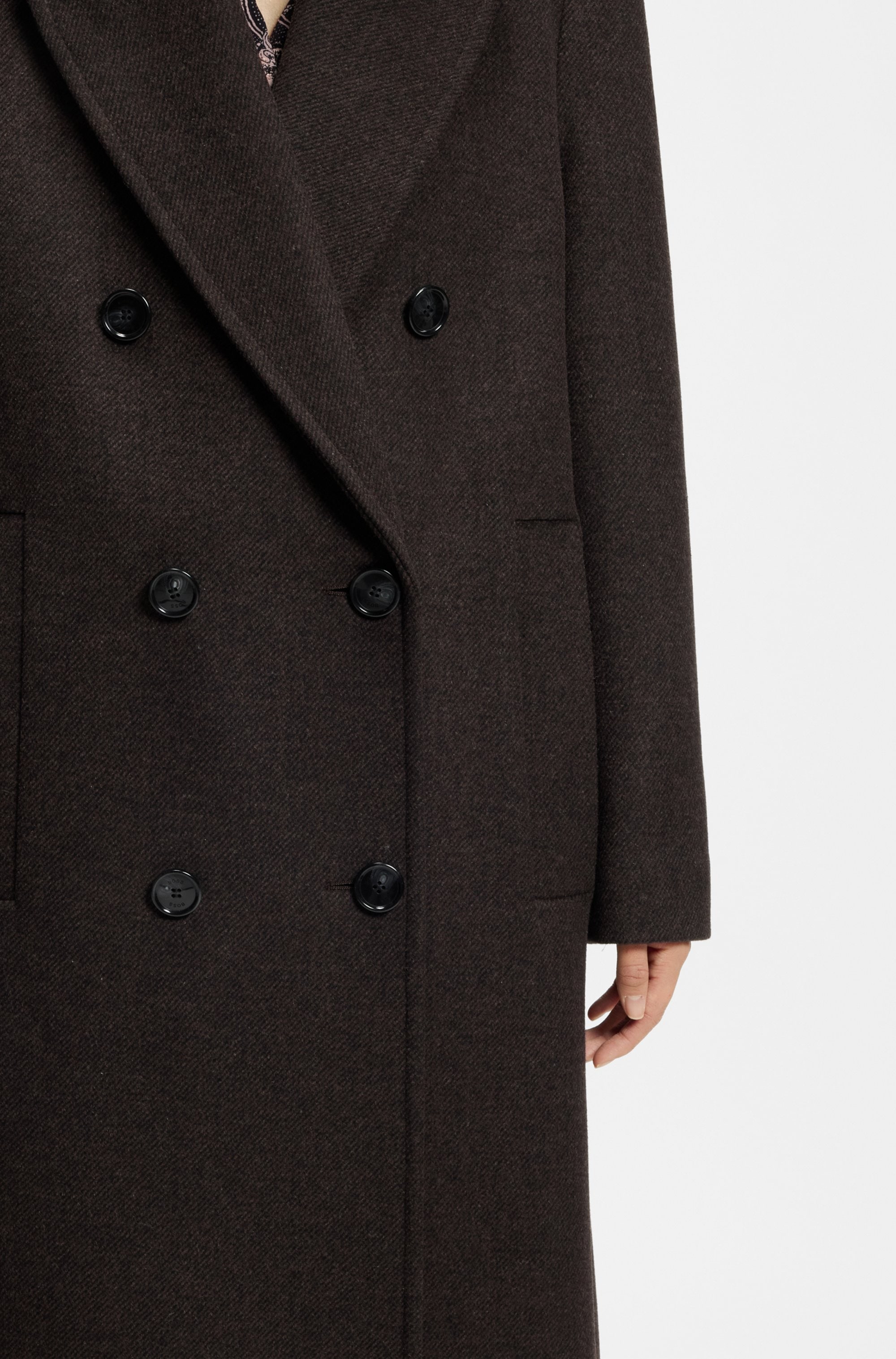 BOSS ORANGE Langmantel »Covalli Premium Damenmode« Relaxed Fit