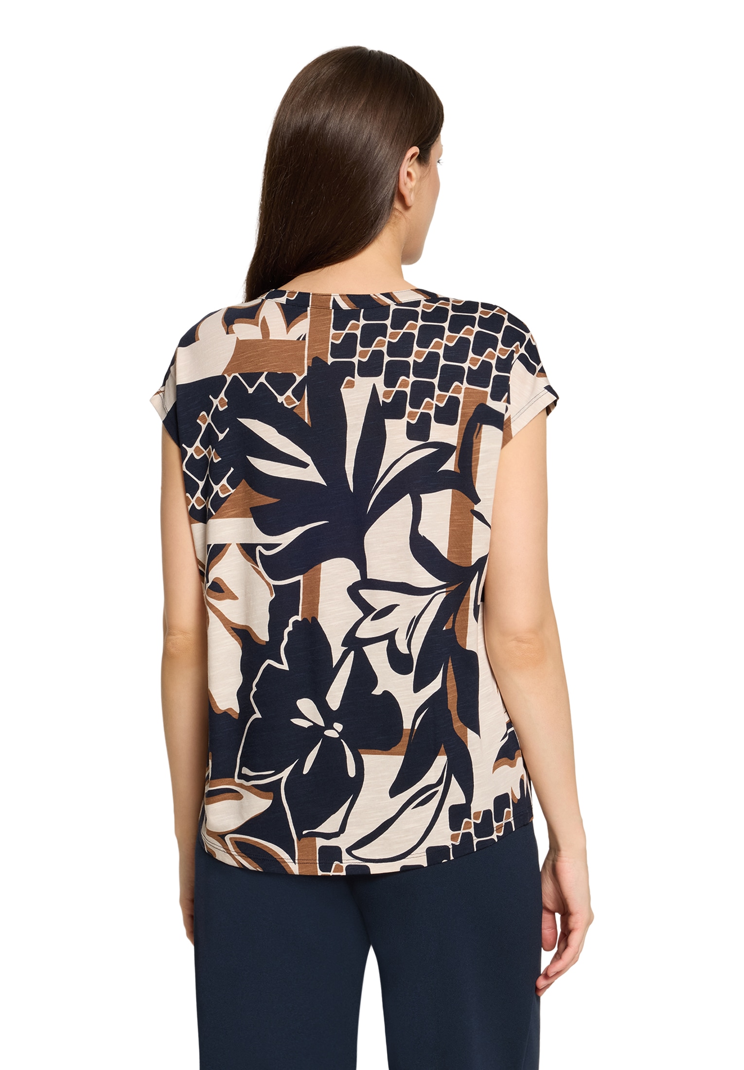 Betty Barclay Rundhalsshirt »Casual-Shirt mit Bluseneinsatz«