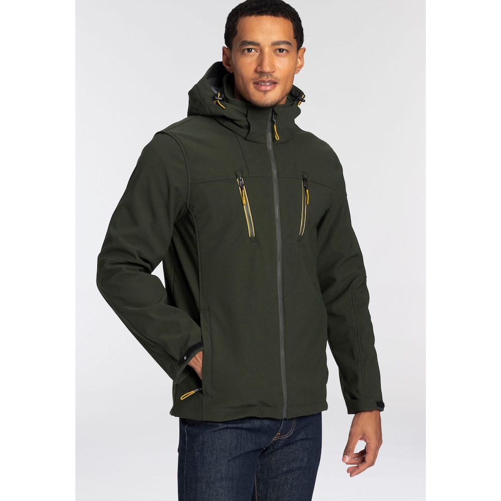 Killtec Softshelljacke, mit Kapuze