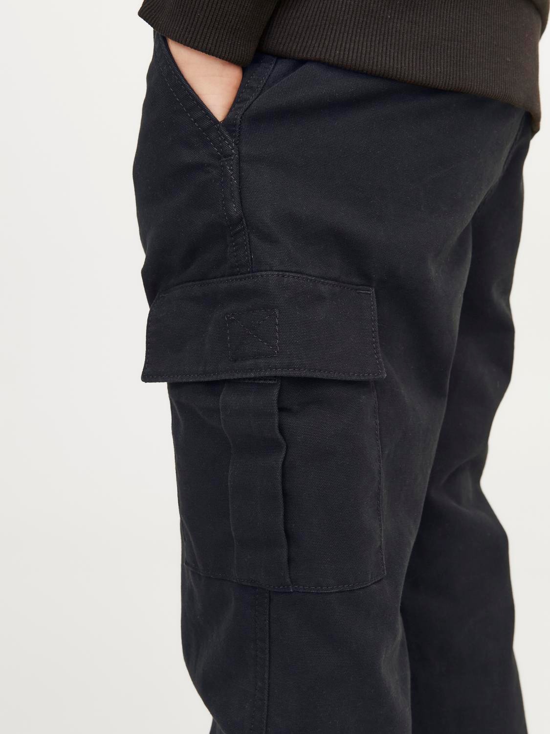 Jack & Jones Junior Cargohose »JPSTKANE praktisch, pflegeleicht, lässig«  unifarben, modisch, relaxed fit, Web