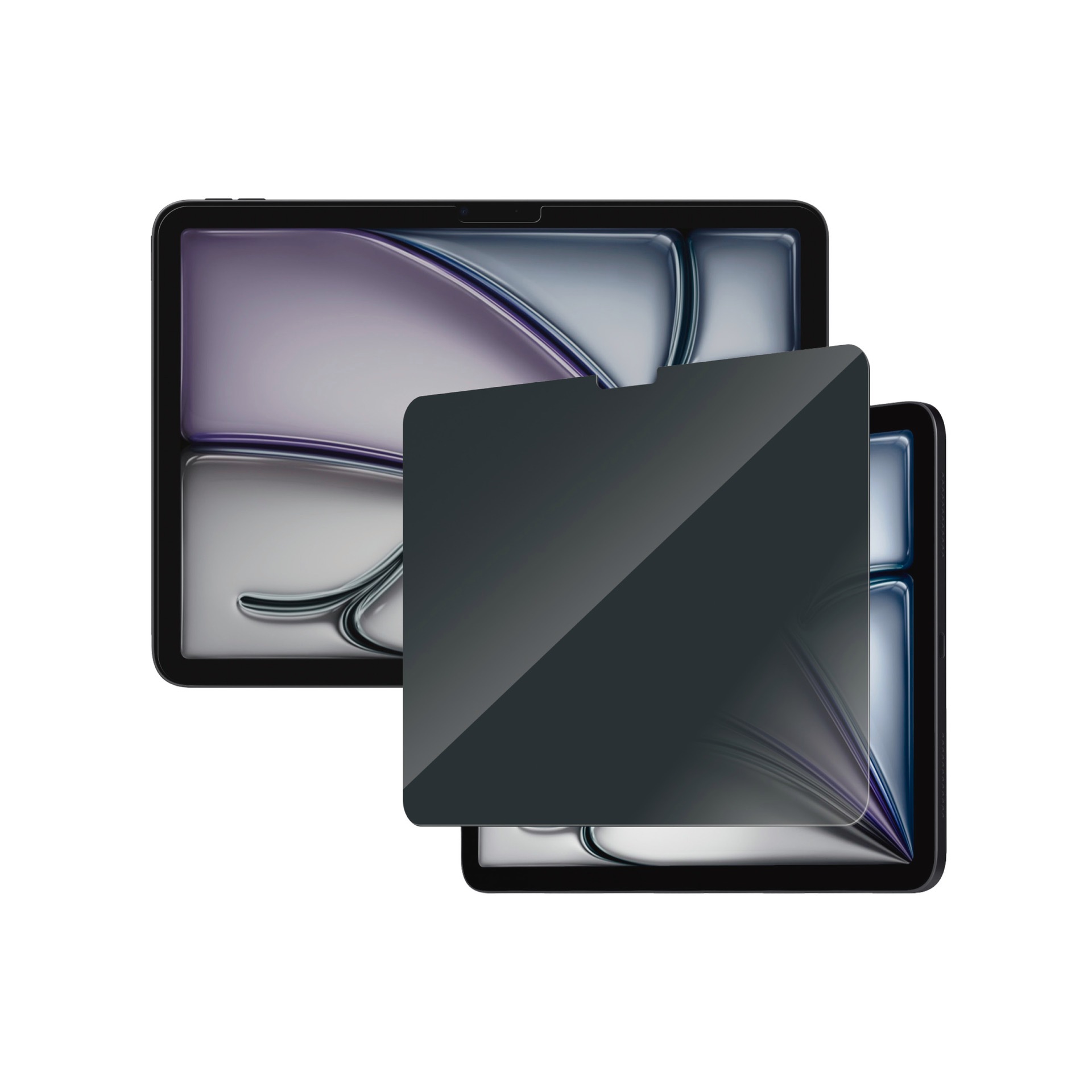 PanzerGlass Displayschutzglas »Ultra-Wide Fit Privacy Screen Protection«, für Apple iPad Air 11-Apple iPad Air 10.9, Displayschutzfolie, Schutzfolie, Sichtschutz, kratz- & stoßfest