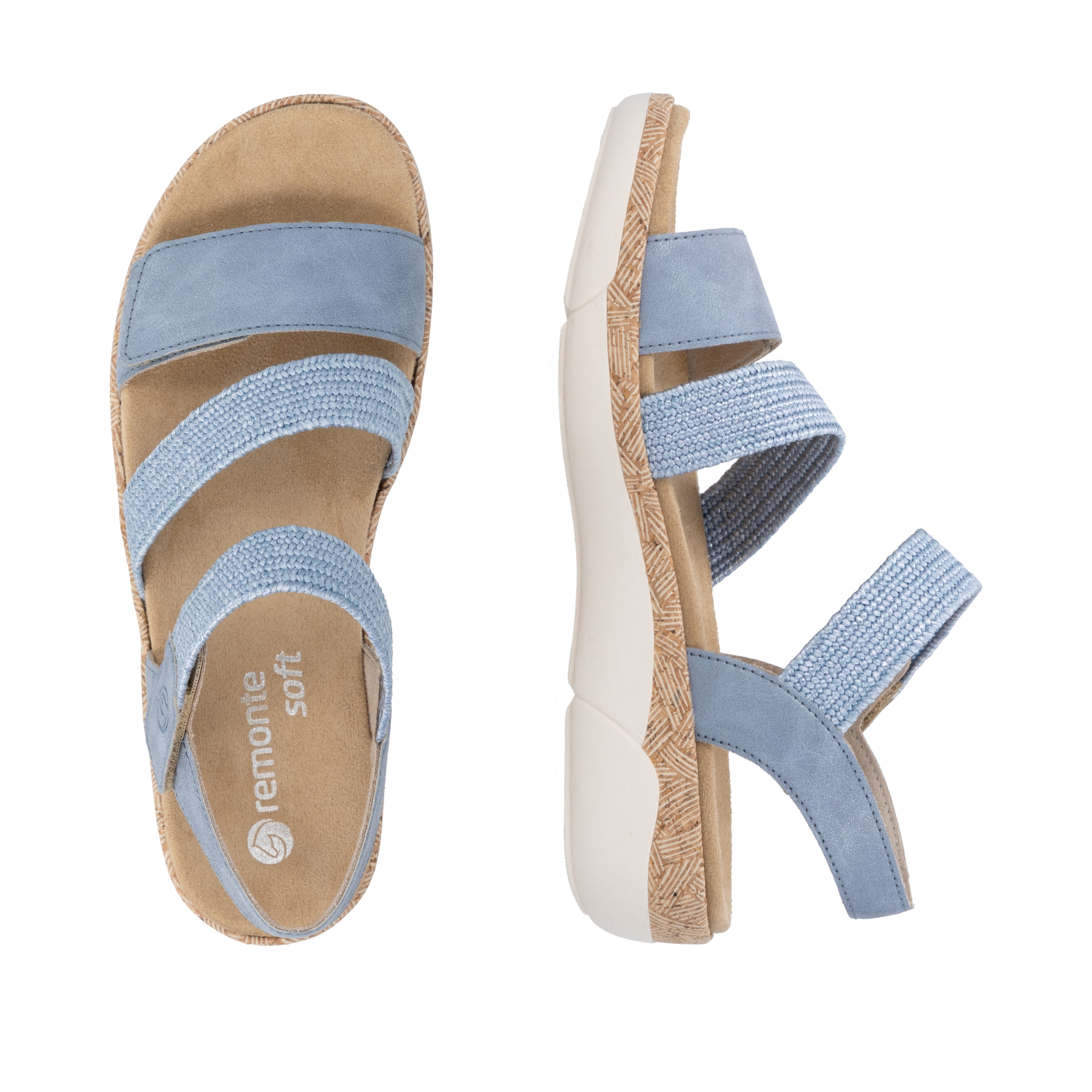 Remonte Keilsandalette  Riemchensandale, Bequemschuh, Sommerschuh mit Soft-Fußbett