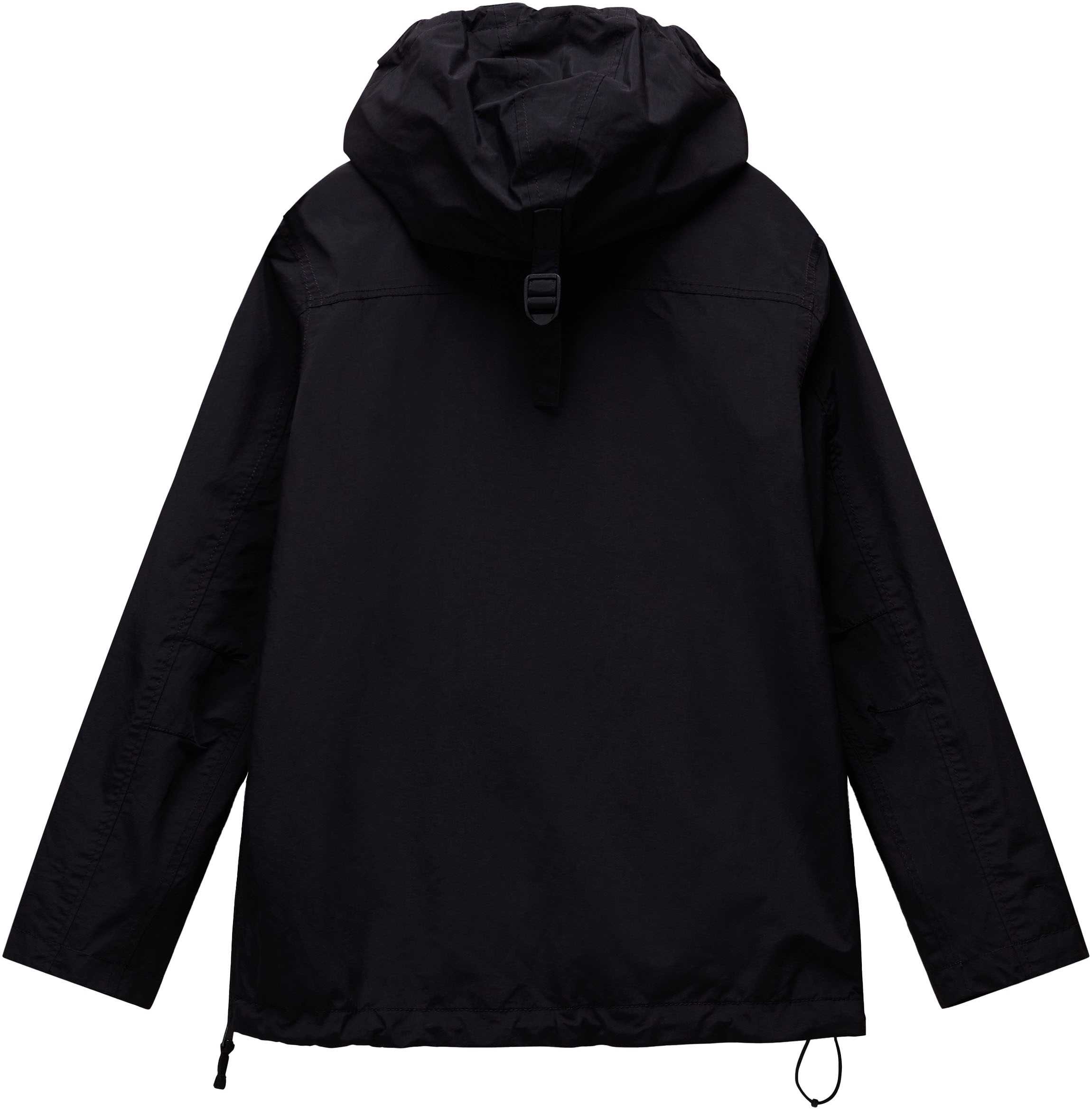 Napapijri Funktionsjacke »RAINFOREST S W PKT 3 041 BLACK«, mit Kapuze, Markenlogo auf dem Ärmel; Reißverschluss im Saum; Schnalle an Kapuze