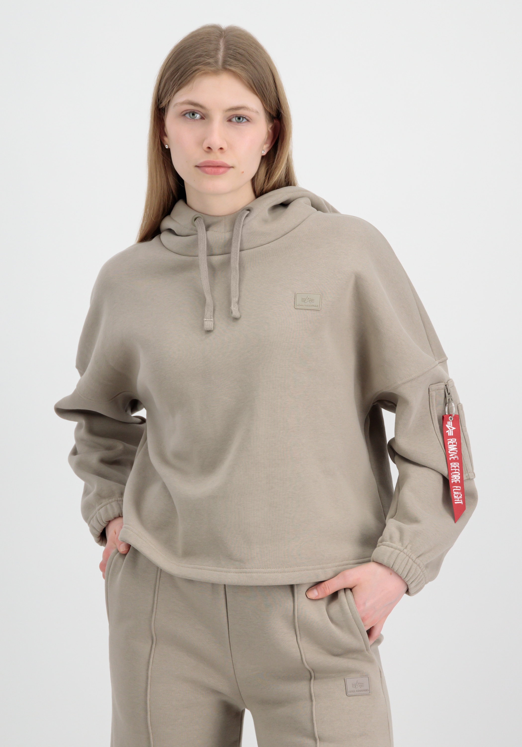 Hoodie »Alpha Industries Women - Hoodies X-Fit Label OS Hoodie Wmn«