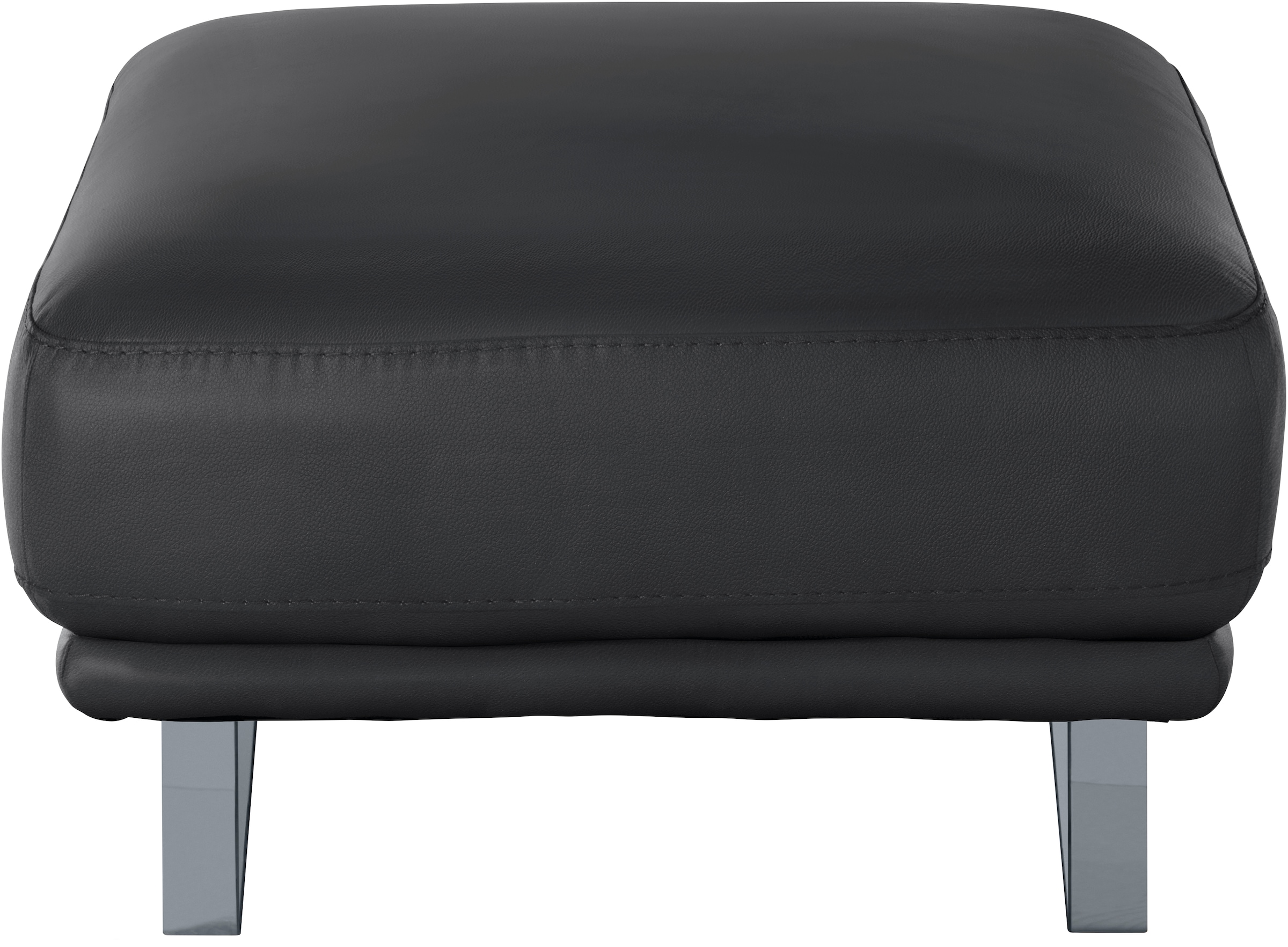 W.SCHILLIG Hocker »montanaa« mit Metallkufen in Silber matt, Breite 71 cm