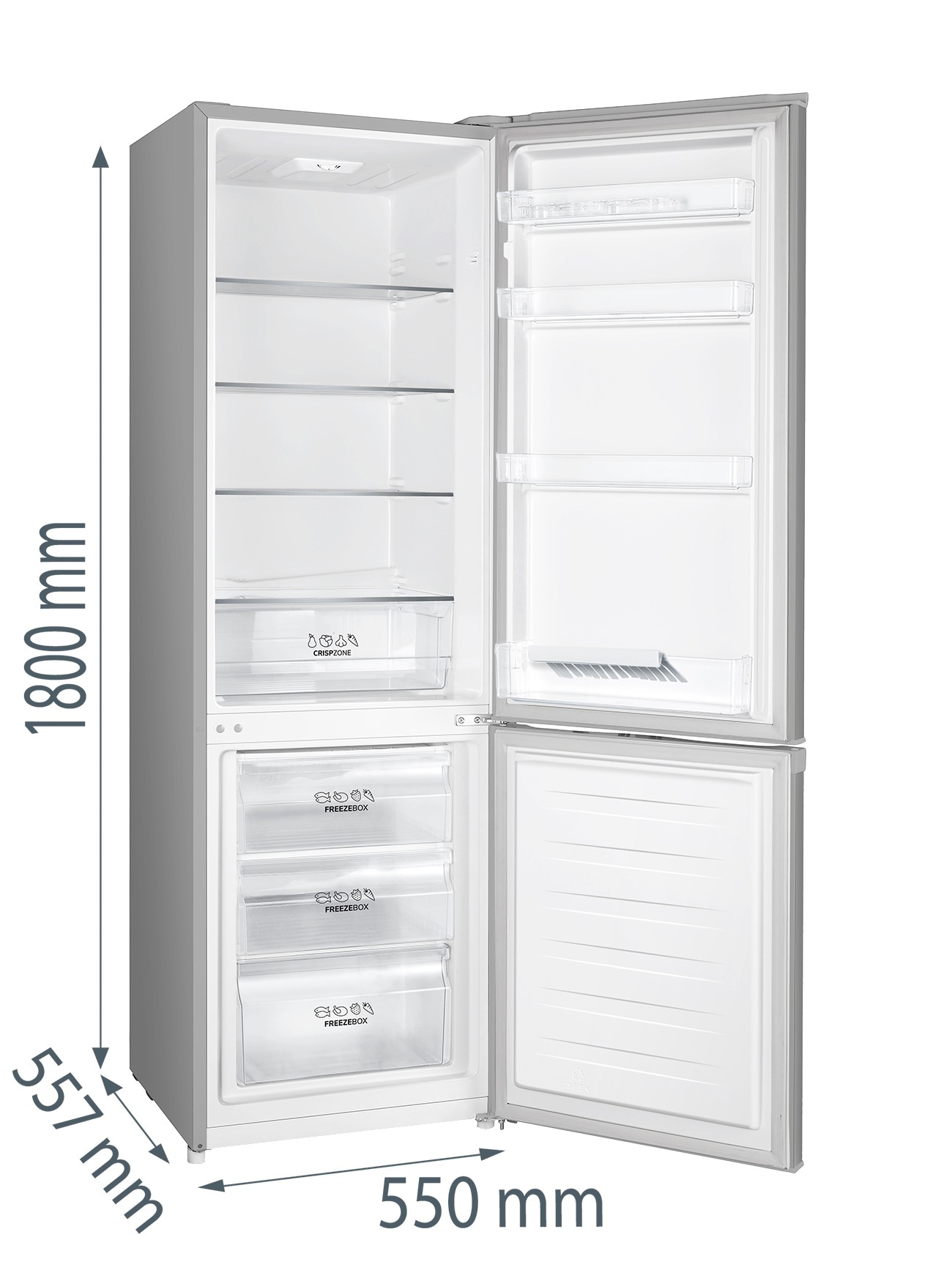 GORENJE Kühl-/Gefrierkombination »RK58DPS4«, Energieeffizienzklasse D