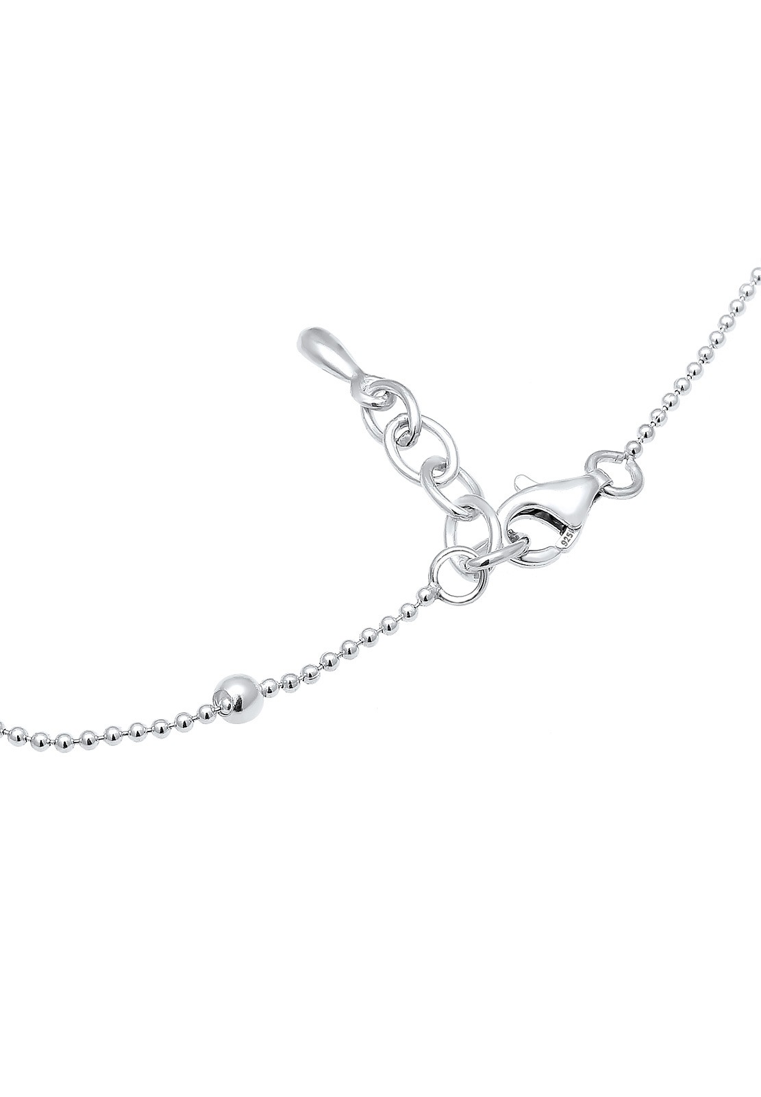Elli Fußkette »Fußschmuck Basic Kugel Geo Minimal Trend 925 Sterling Silber«