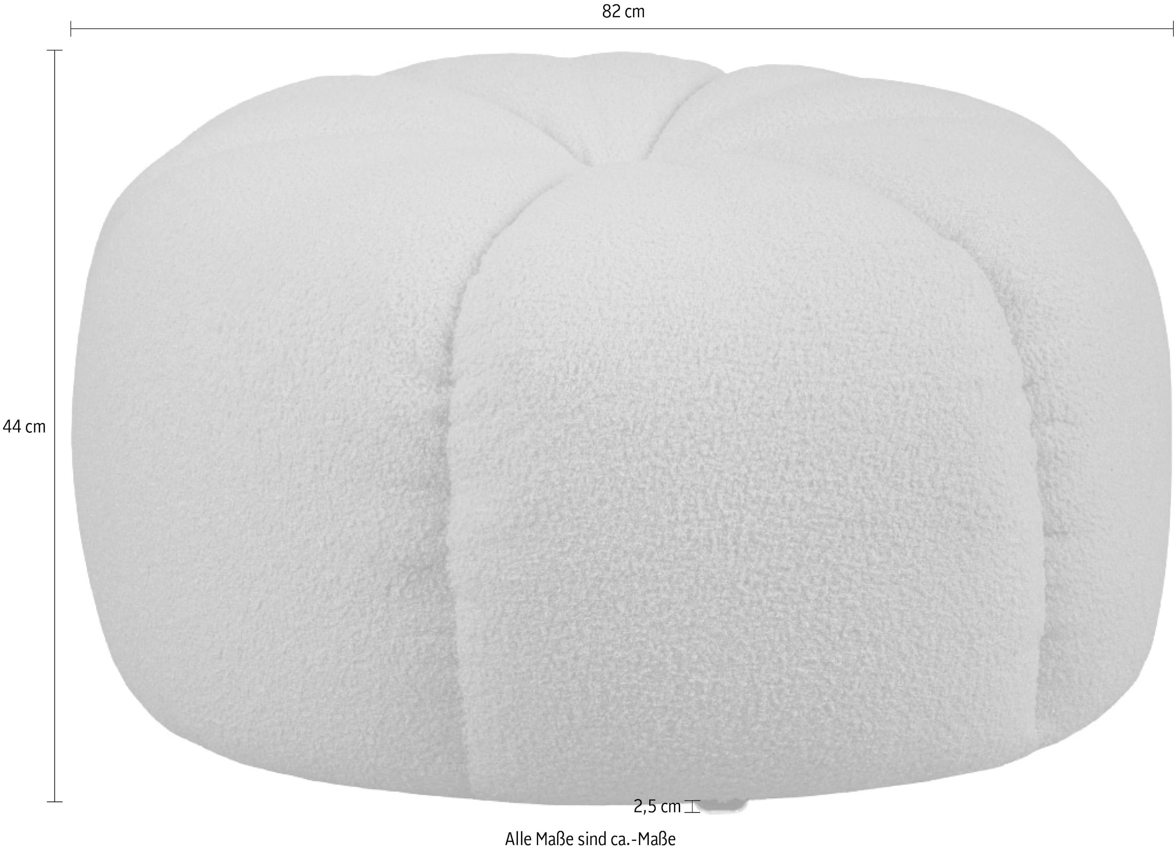 andas Polsterhocker »Maribik«, 82x82 cm, schöne Serienergänzung