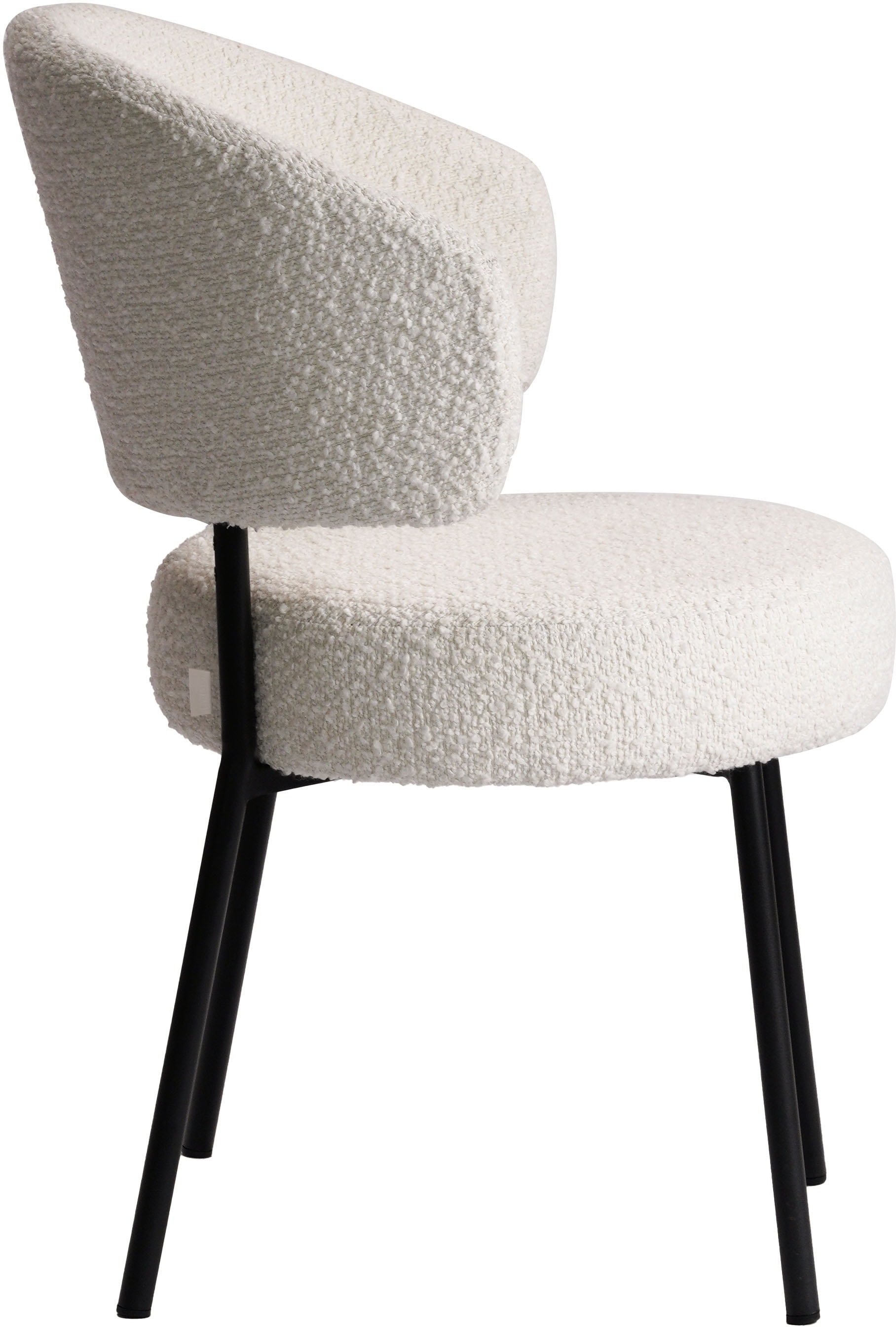 LeGer Home by Lena Gercke Esszimmerstuhl »Sölve, TOPSELLER!«, (Set), 2 St., Boucle Bezugsstoff, Metallgestell, Sitztiefe 48 cm