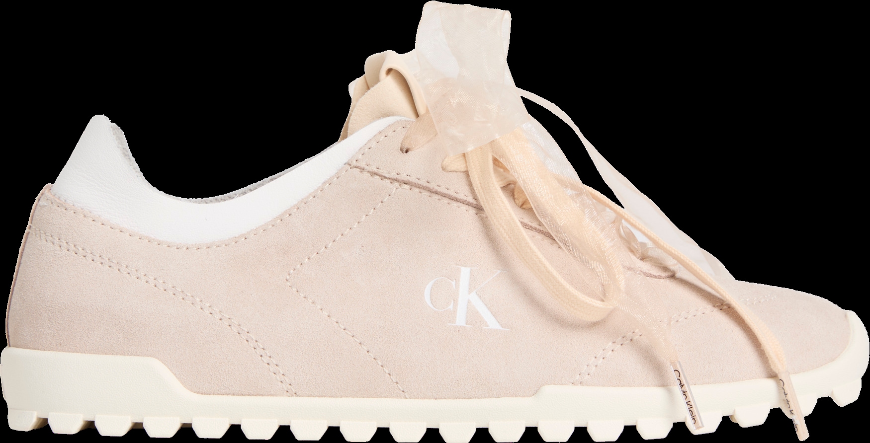 Calvin Klein Sneaker »LOW PROFILE RUN MG SUE DB LACES«  Freizeitsneaker, Halbschuh, Schnürschuh mit Profilsohle