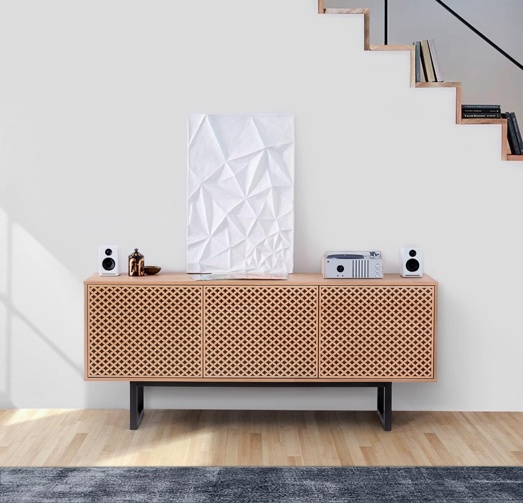 Woodman Sideboard »Malena«, Kommode mit Push-to open Funktion, Breite 175 cm