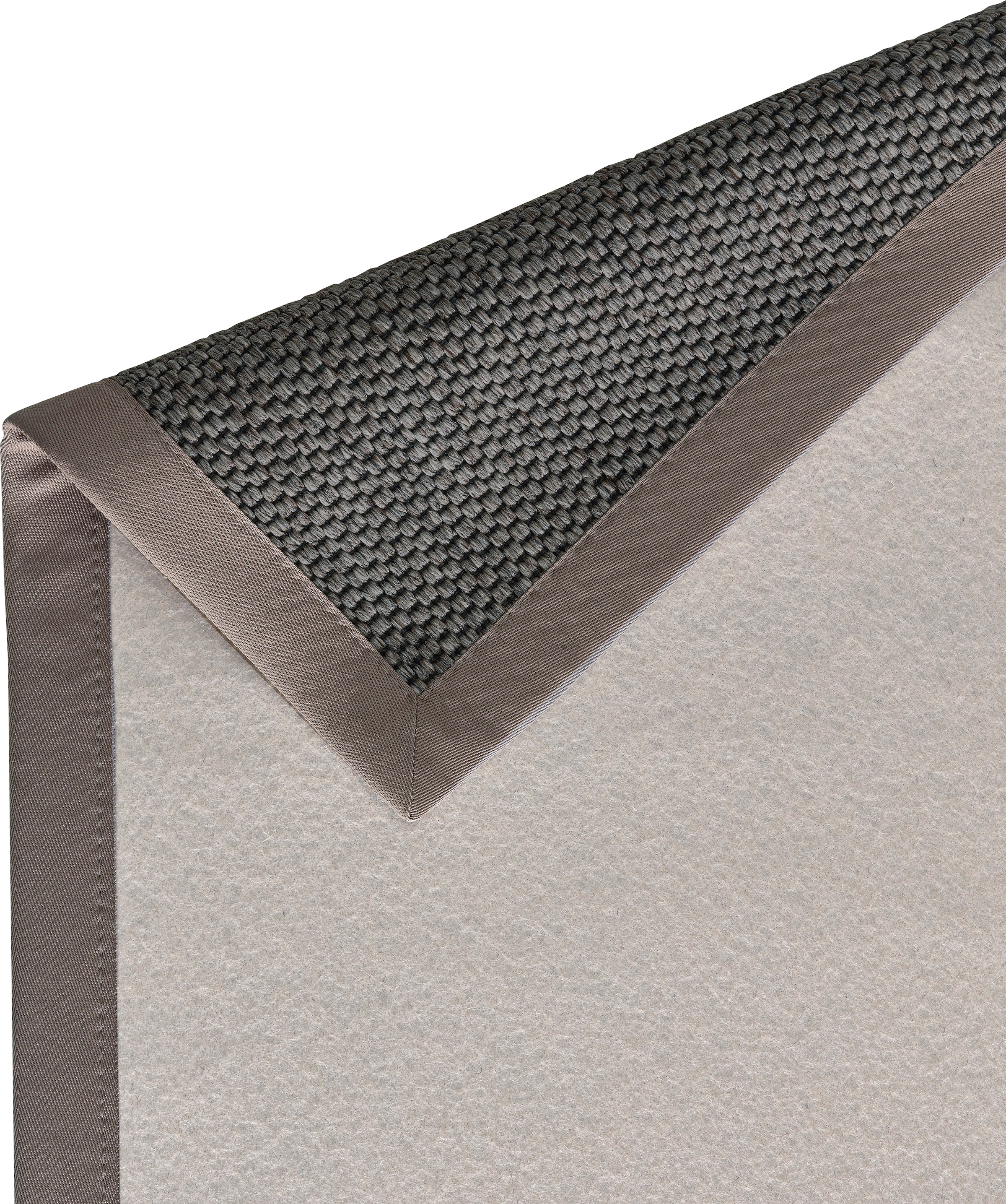 Dekowe Teppich »Naturana Panama«, rechteckig, 8 mm Höhe, Flachgewebe, meliert, Sisal-Optik, mit Bordüre, Wohnzimmer