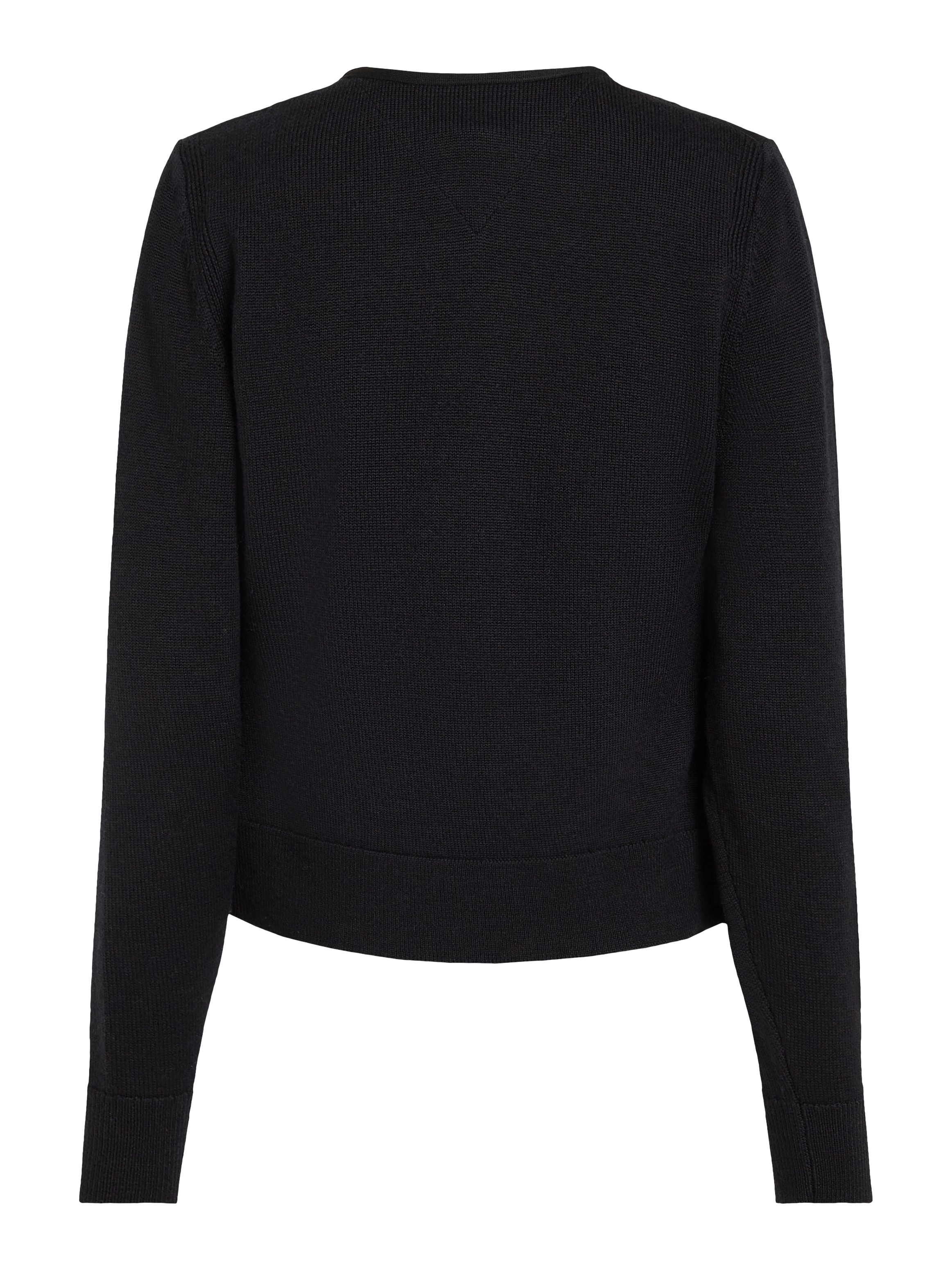 Tommy Hilfiger Steppjacke »UL DOWN KNIT MIX JKT«, mit Strickeinsätzen, Patch