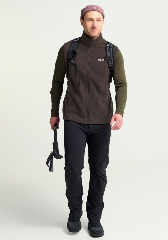 Jack Wolfskin Fleeceweste »TAUNUS 300 VEST M« Fleeceweste, warm, 3-in-1 kompatibel