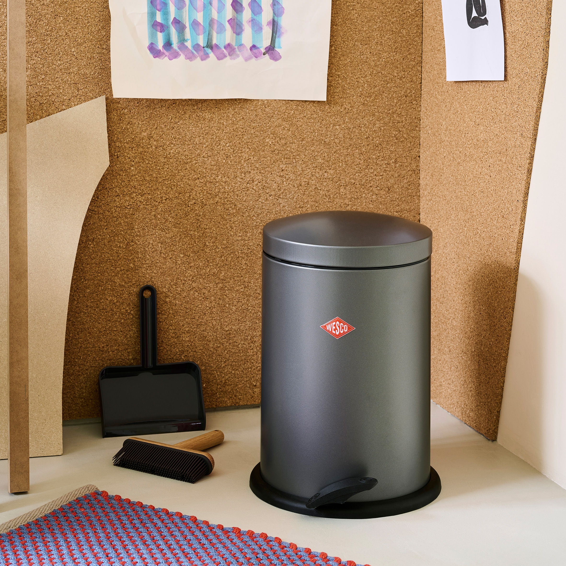 WESCO Mülleimer »116 Alpha« 1 Behälter Tretabfallsammler, 13 Liter