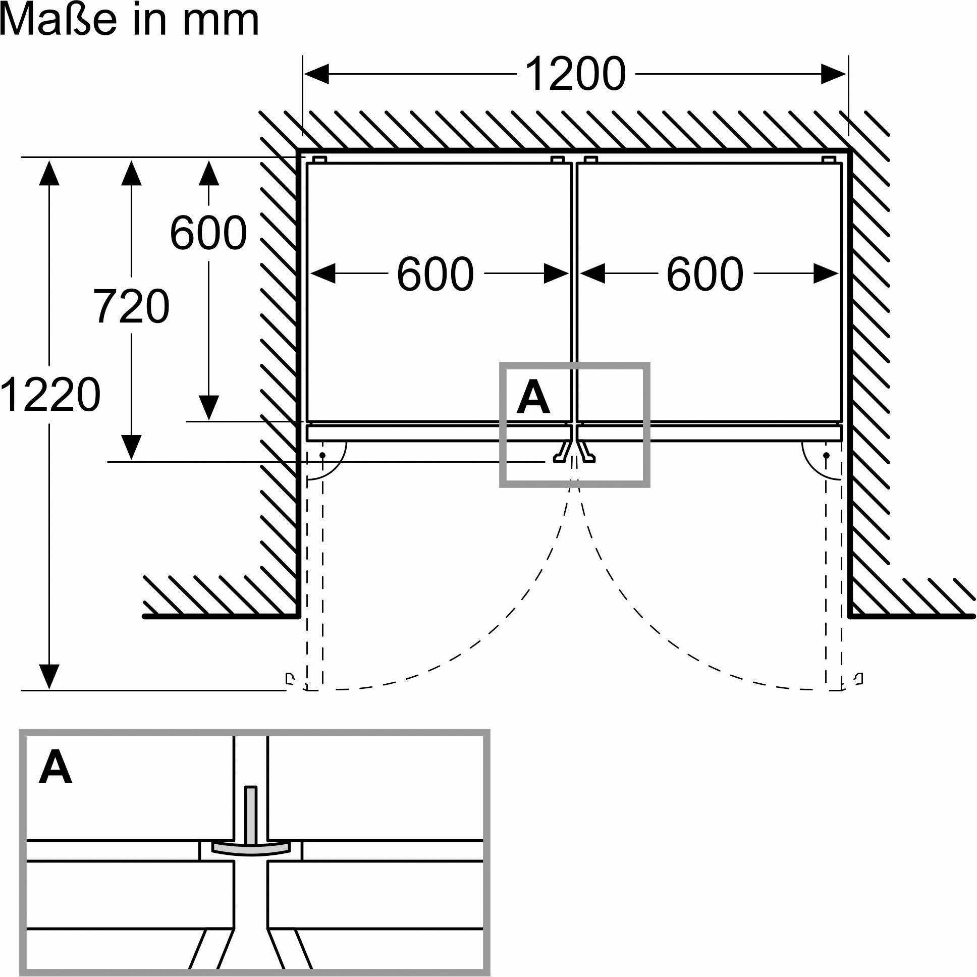BOSCH Kühl-/Gefrierkombination »KGN39VXBT«
