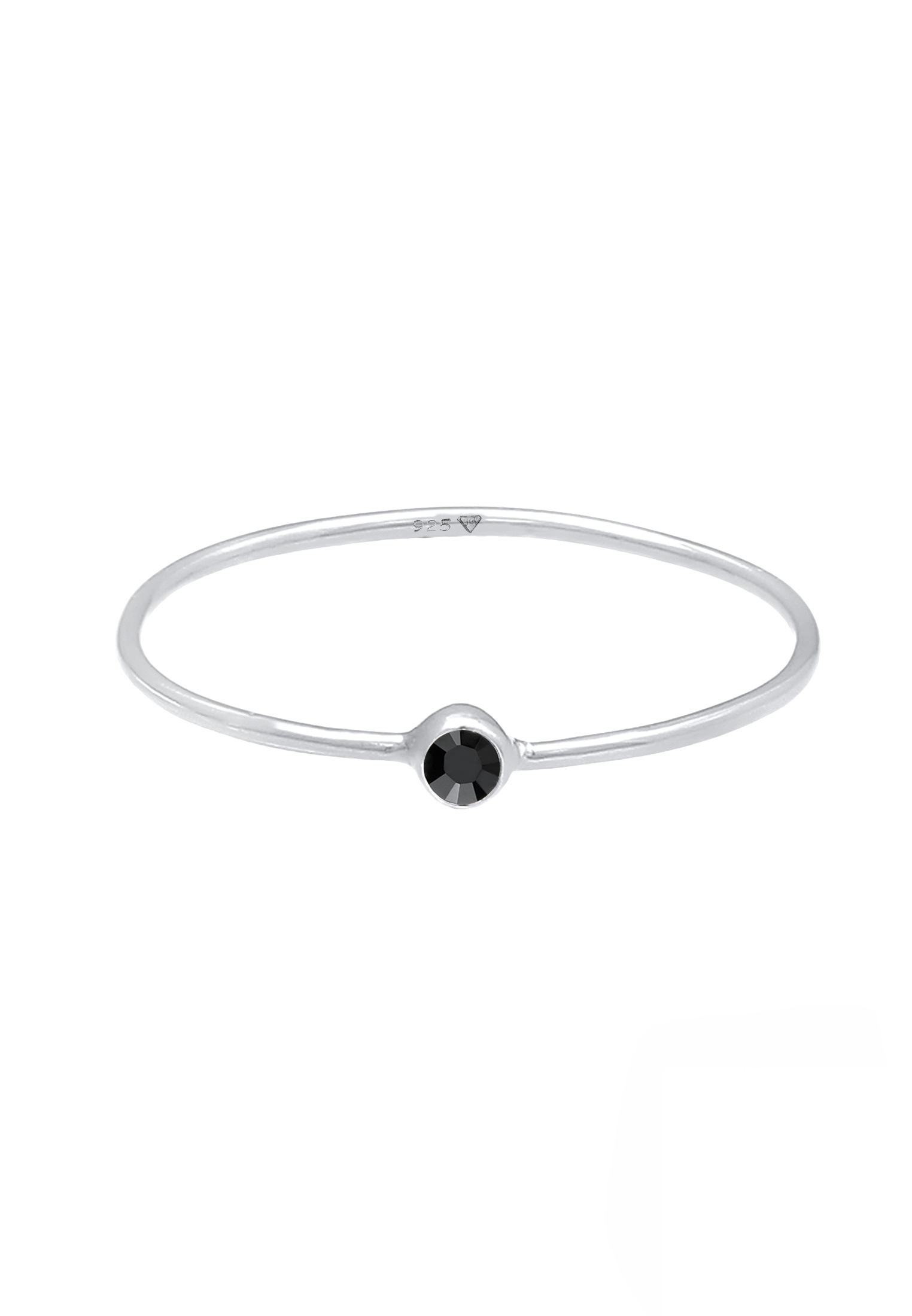 Elli Silberring »Ring Stacking Basic Kristalle 925 Silber«