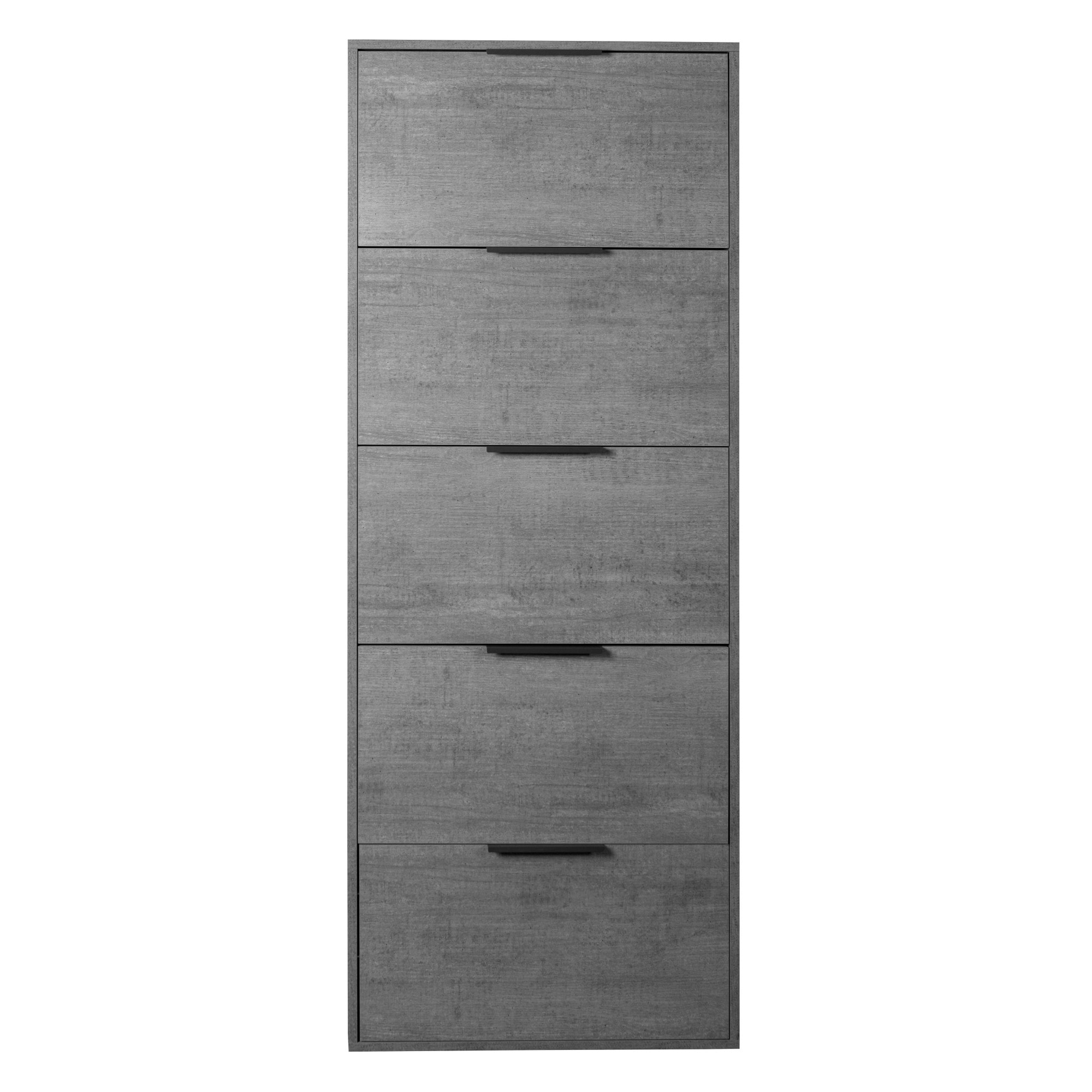 Composad Schuhschrank »Espresso,Schuhschrank, Schuhkipper, mit Klappen«, (1 St.), mit 5 Klappen, schmal
