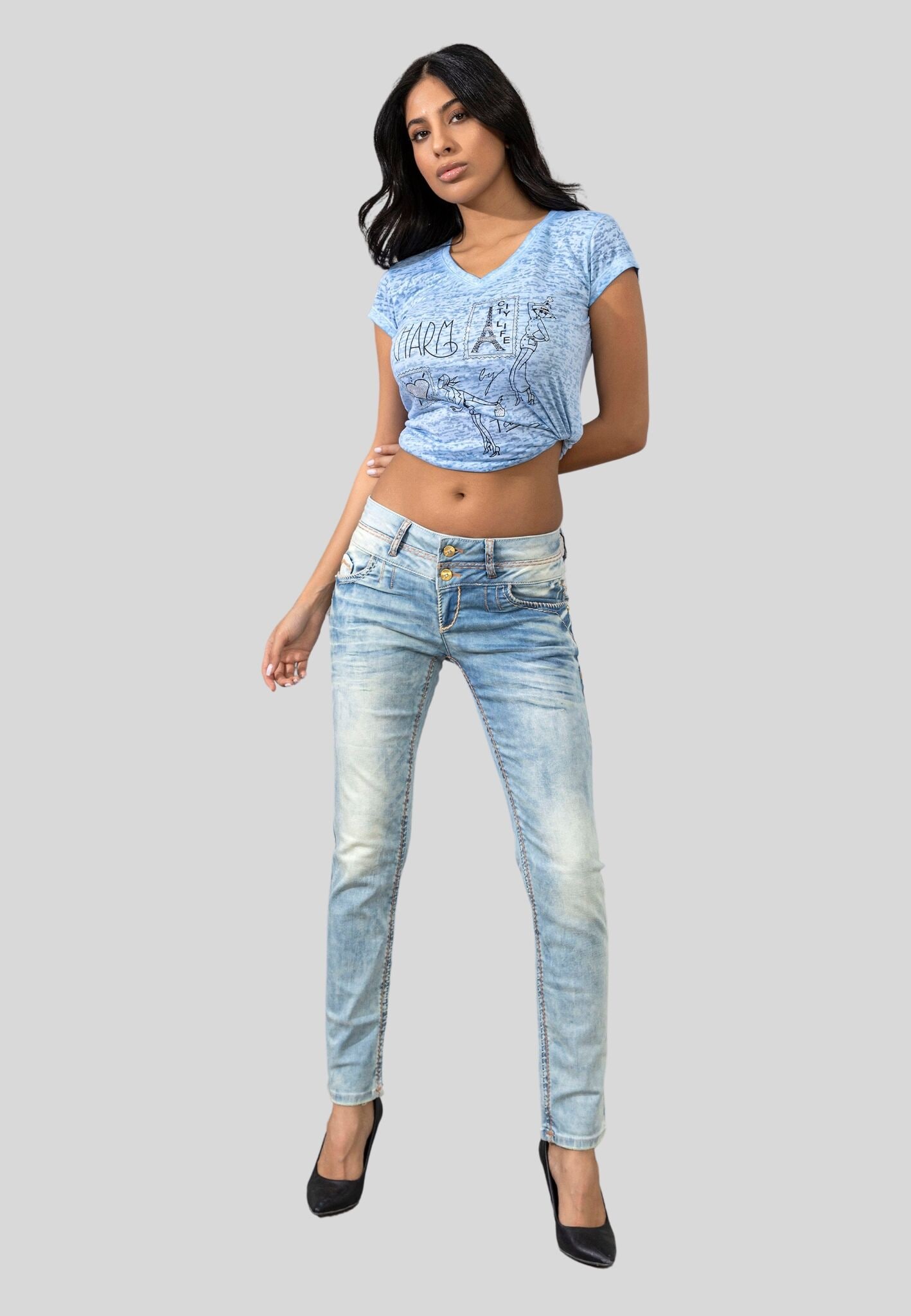 Cipo & Baxx Skinny-fit-Jeans »Cipo & Baxx Jeans« im washed Look