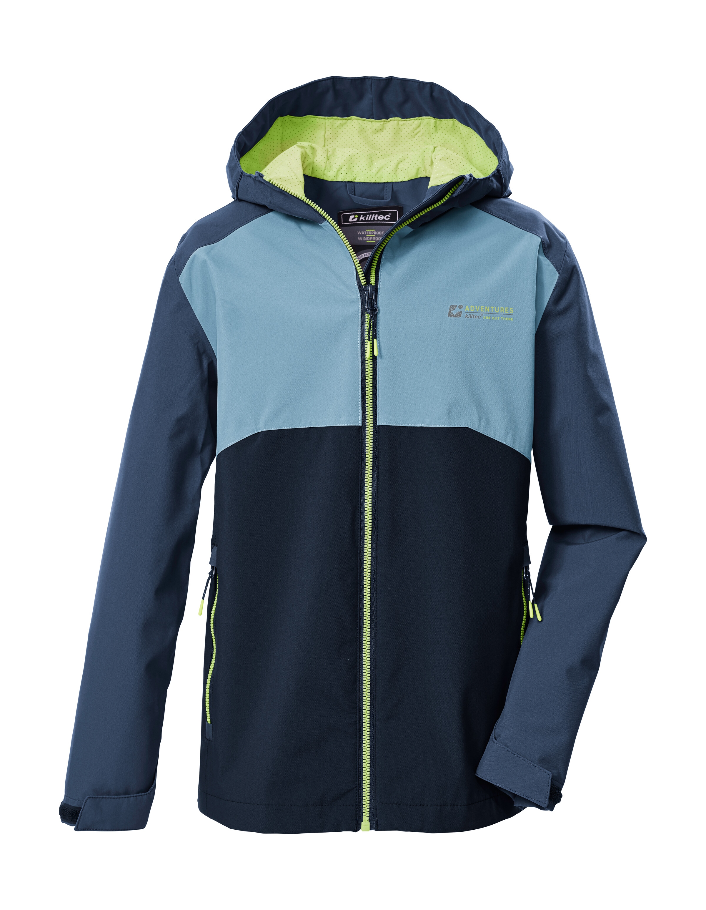Killtec Funktionsjacke »KOS 147 BYS JCKT« Kinderjacke, wasserdicht, Colourblock, Teflon EcoElite™ imprägniert