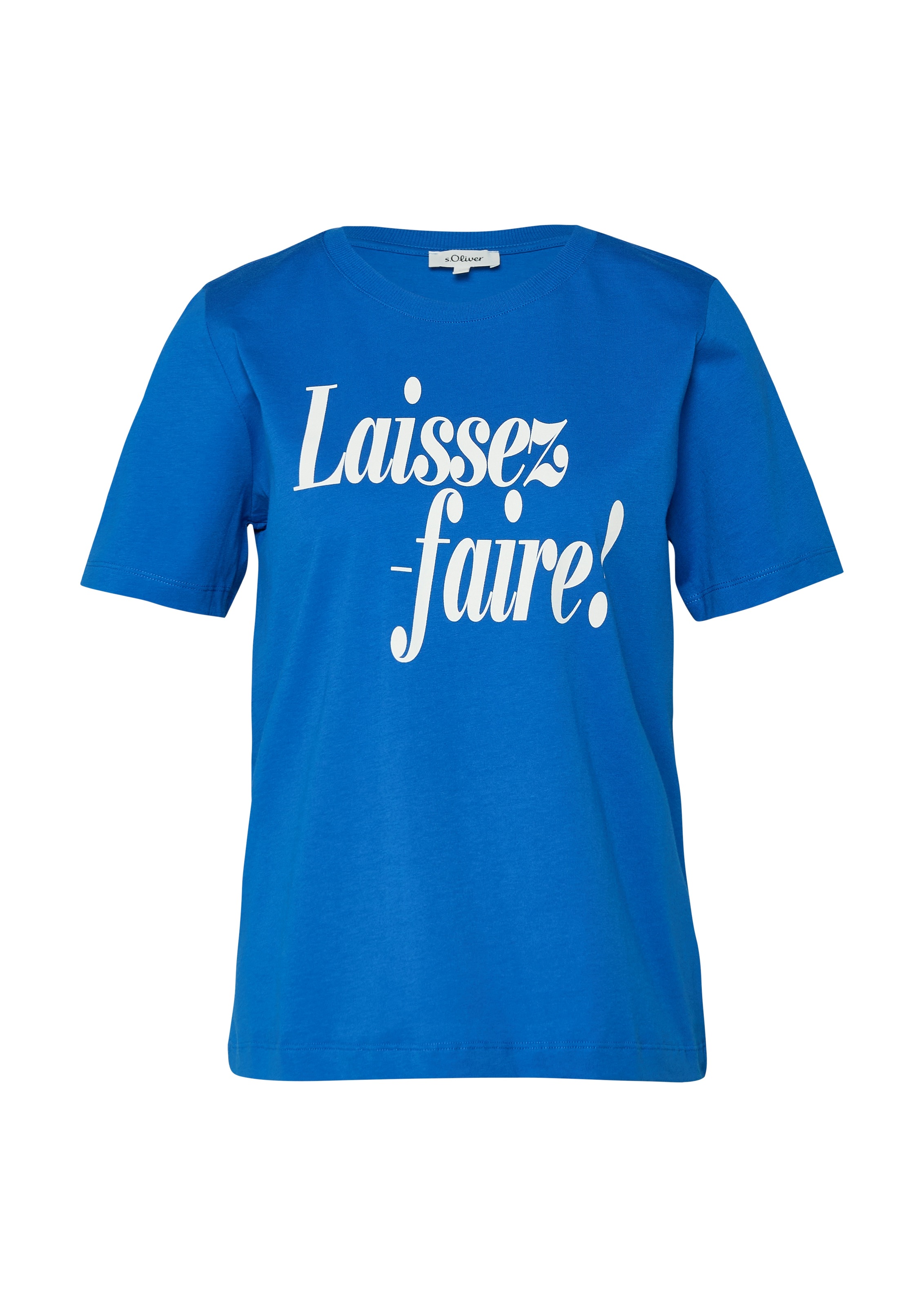 s.Oliver Kurzarmshirt Sommershirt mit Frontprint