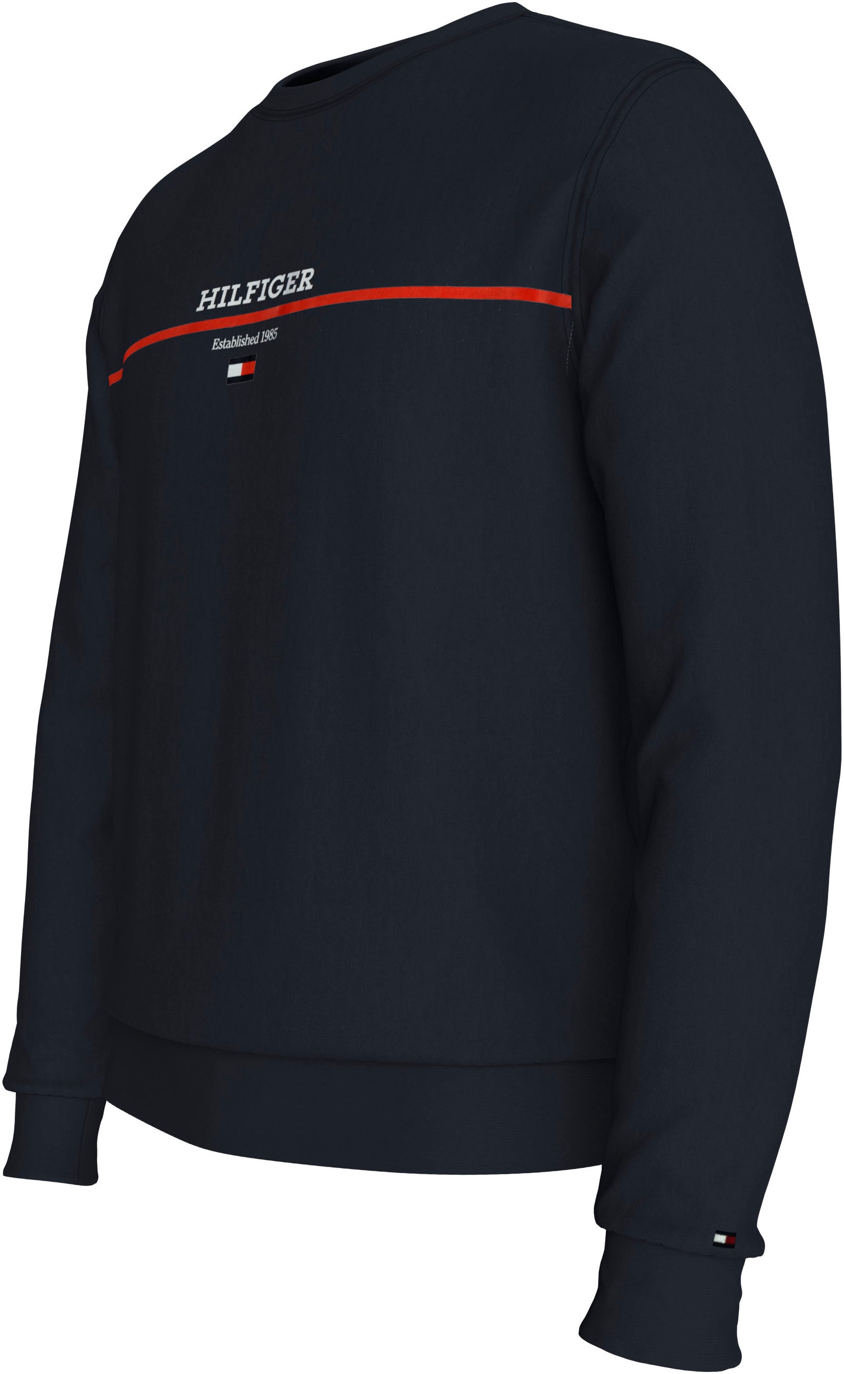 Tommy Hilfiger Sweatshirt »HILFIGER STRIPE TERRY SWEATSHIRT«