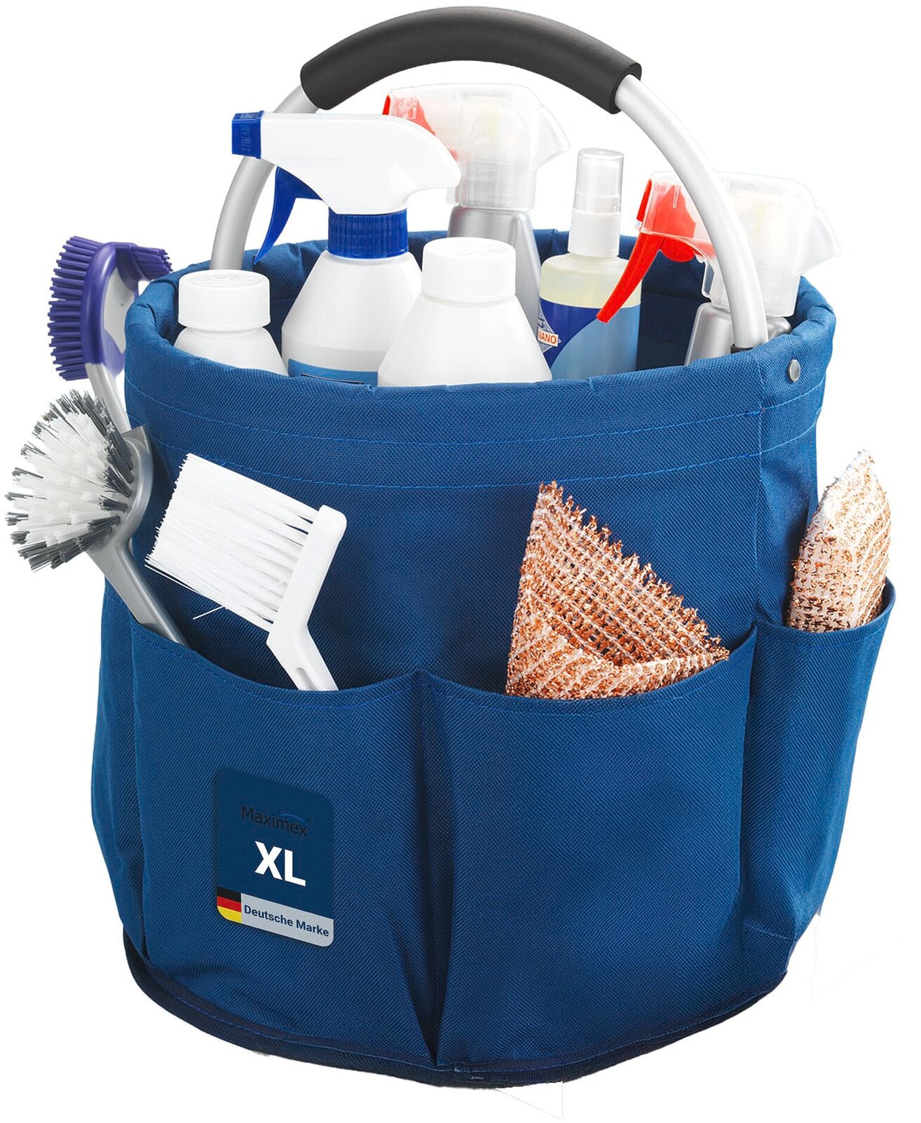 Maximex Organizer »Universal-Reinigungs-Caddy« Allzweckkorb mit 6 Außentaschen, ideal für Haushalt, Garten & Camping