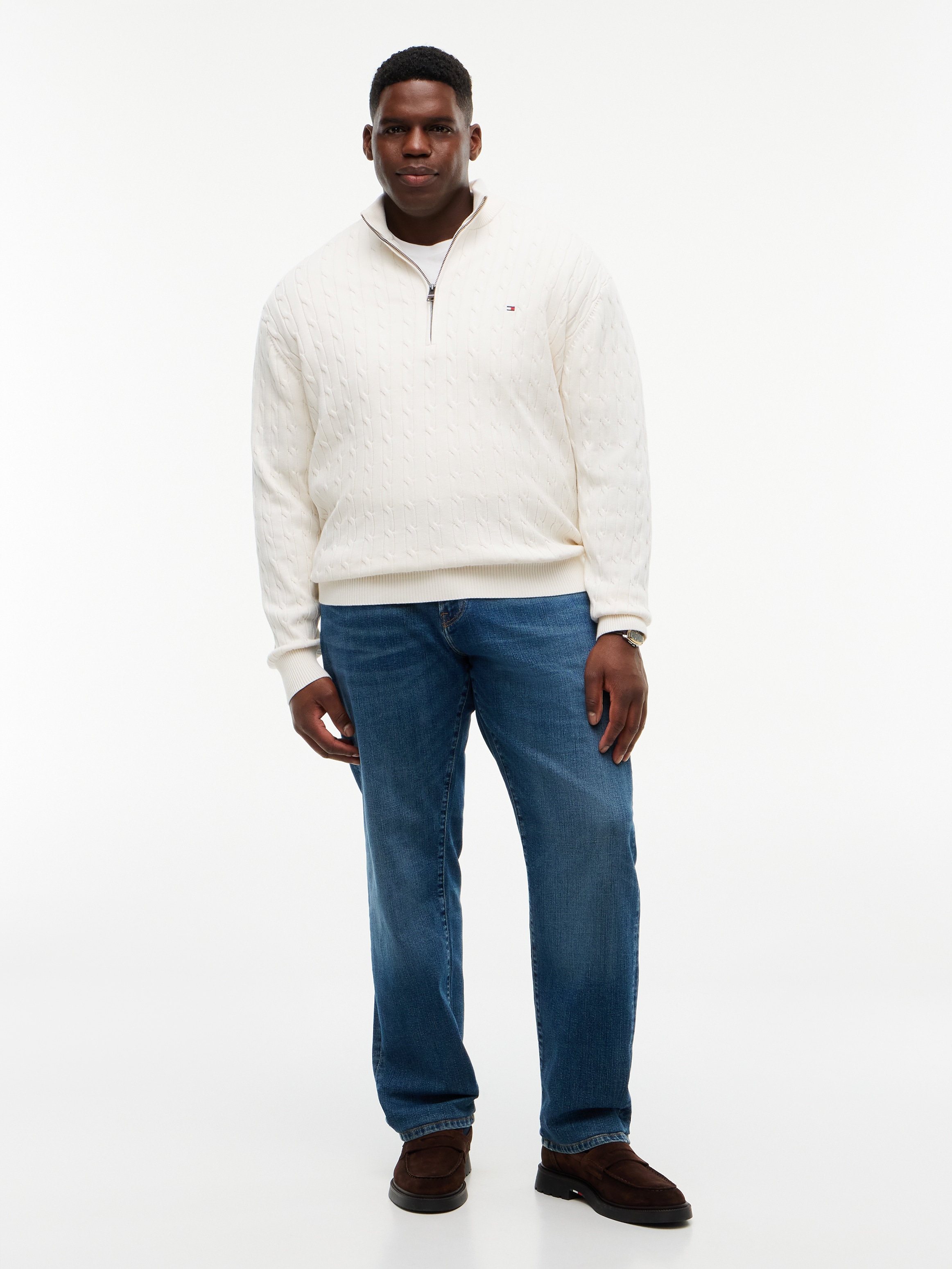 Tommy Hilfiger Big & Tall Regular-fit-Jeans »BT-MADISON« mit Fade-Effekten, regular fit, gerades Bein, Große Größen