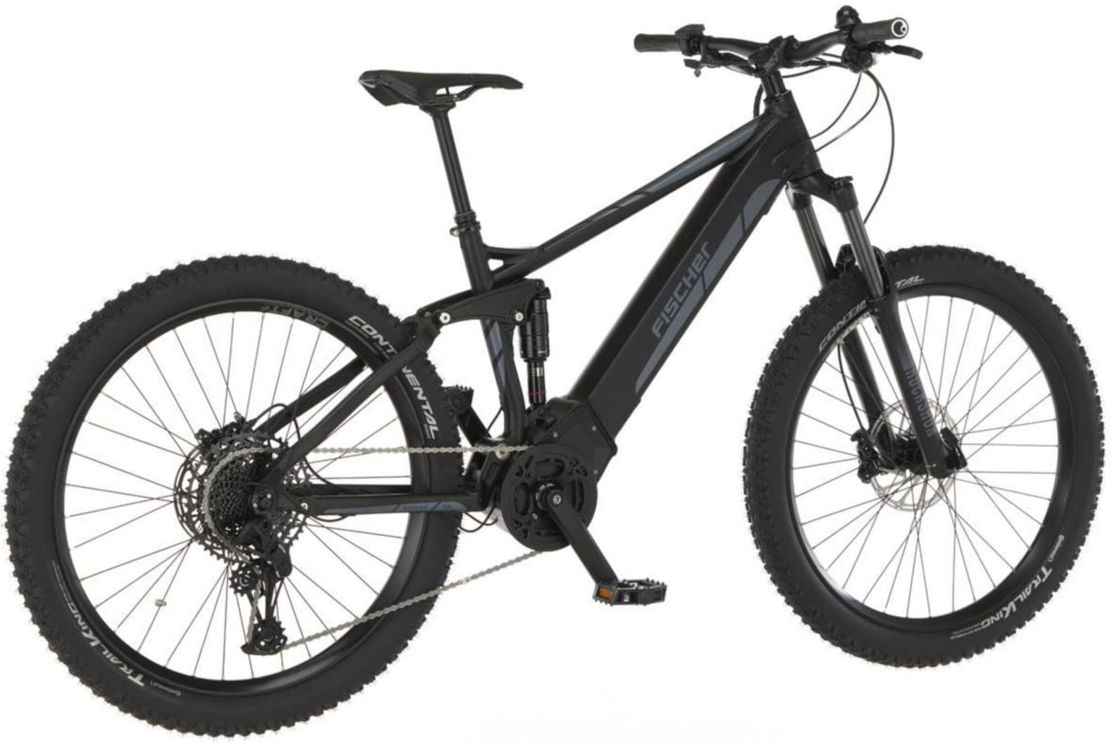 FISCHER Fahrrad E-Bike »MONTIS 6.0i Fully 504 44«, 12 Gang, SRAM, SX 11-50 Kettenschaltung, Pedelec, Elektrofahrrad für Damen u. Herren, MTB