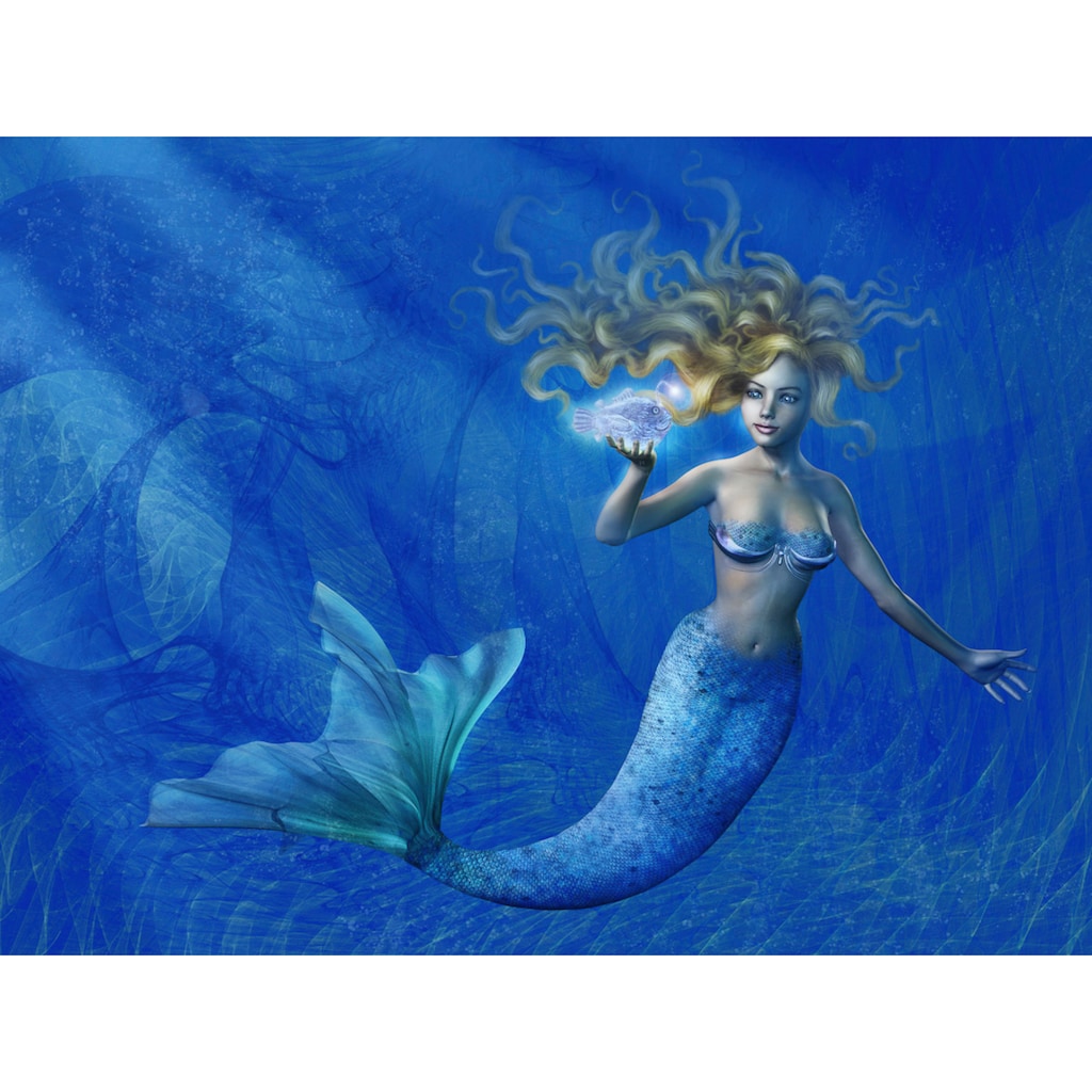 Papermoon Fototapete »Meerjungfrau«