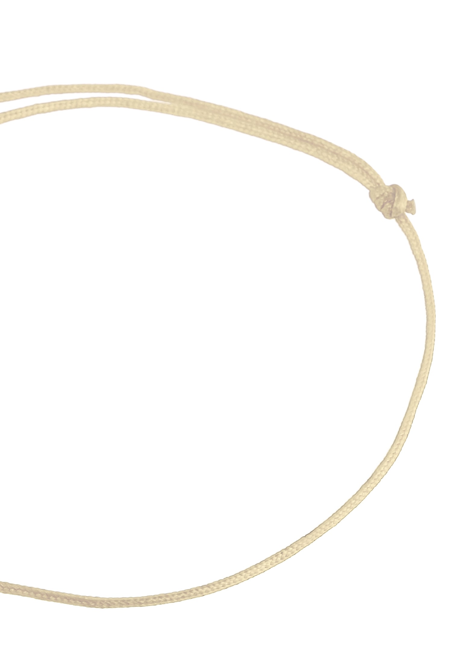 Elli Armkette »Armband Nylonband Plättchen Anhänger 925 Sterling Silber vergoldet«