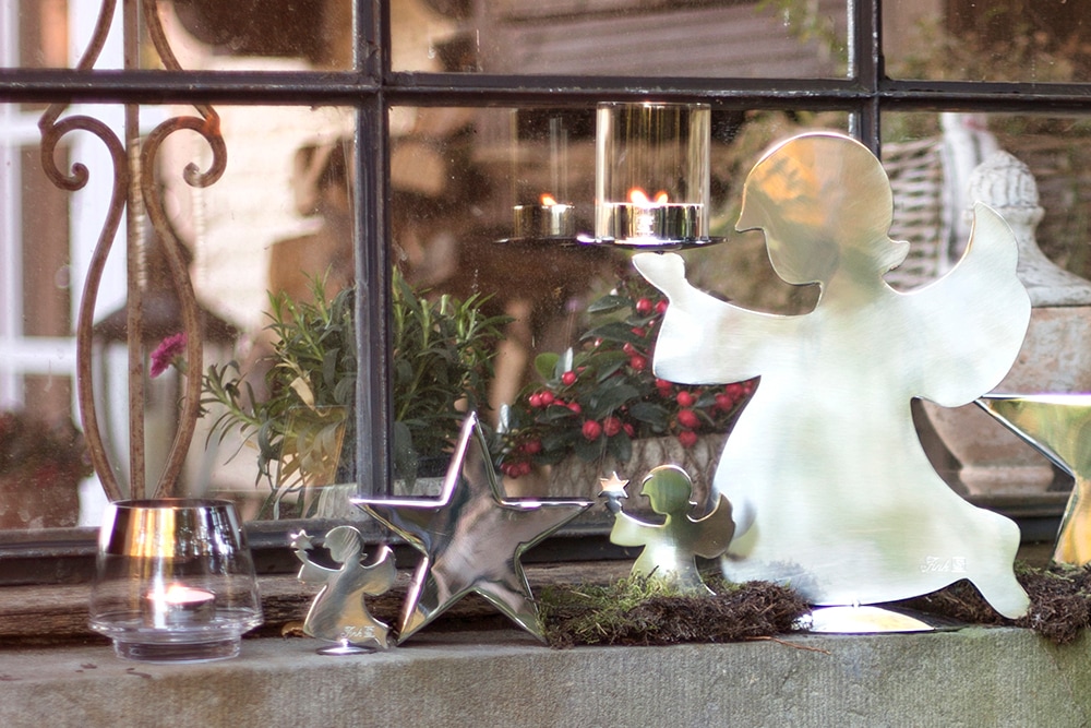 Fink Kerzenleuchter »HOLYWORKER, Weihnachtsdeko« in Form eines Engels