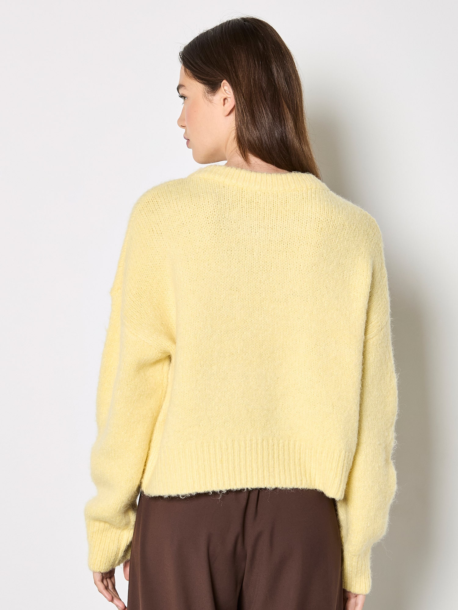 Apricot Strickpullover »Strickpullover« mit Gänseblümchen-Applikation