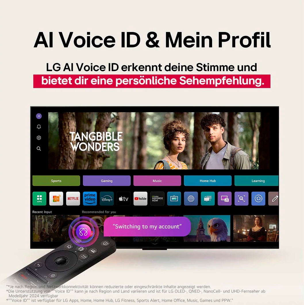 LG OLED-Fernseher »OLED65G59LS«, 4K Ultra HD, Smart-TV
