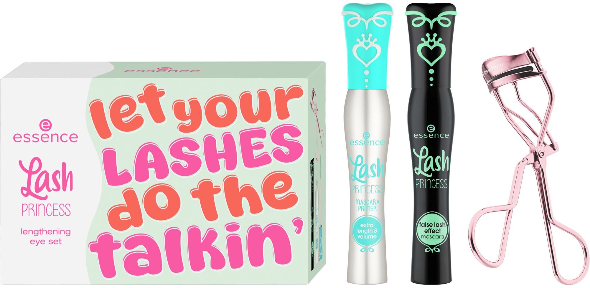 Essence Mascara-Set »Lash PRINCESS lengthening eye set«, (Set, 3 tlg.)