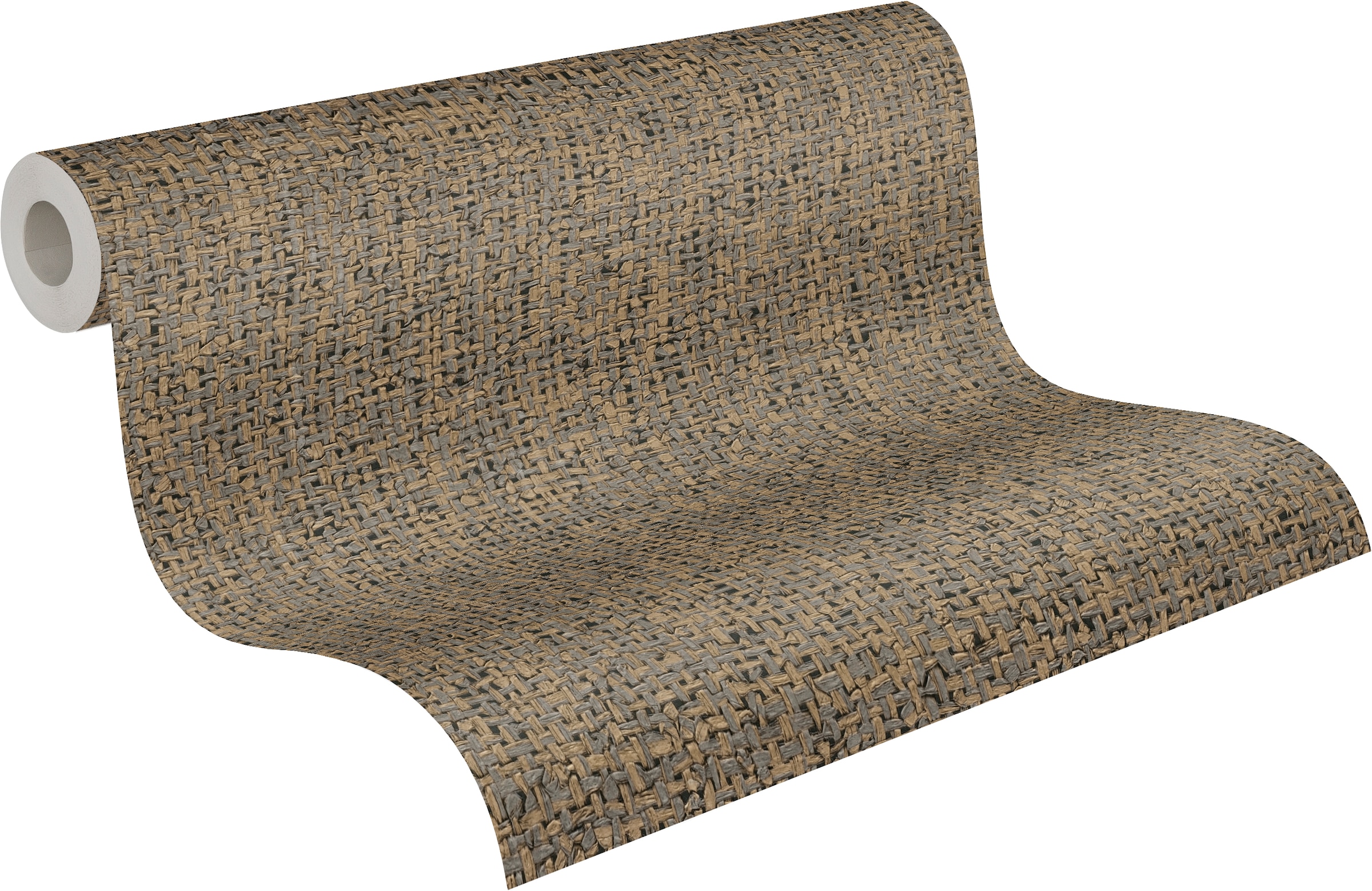 living walls Vliestapete »Vibes & Styles Jan – Stud!o Sense & Surface Vliestapete« Flechtoptik leicht strukturiert Natürliche Flechtoptik mit feiner Struktur und dezentem Glanzeffekt