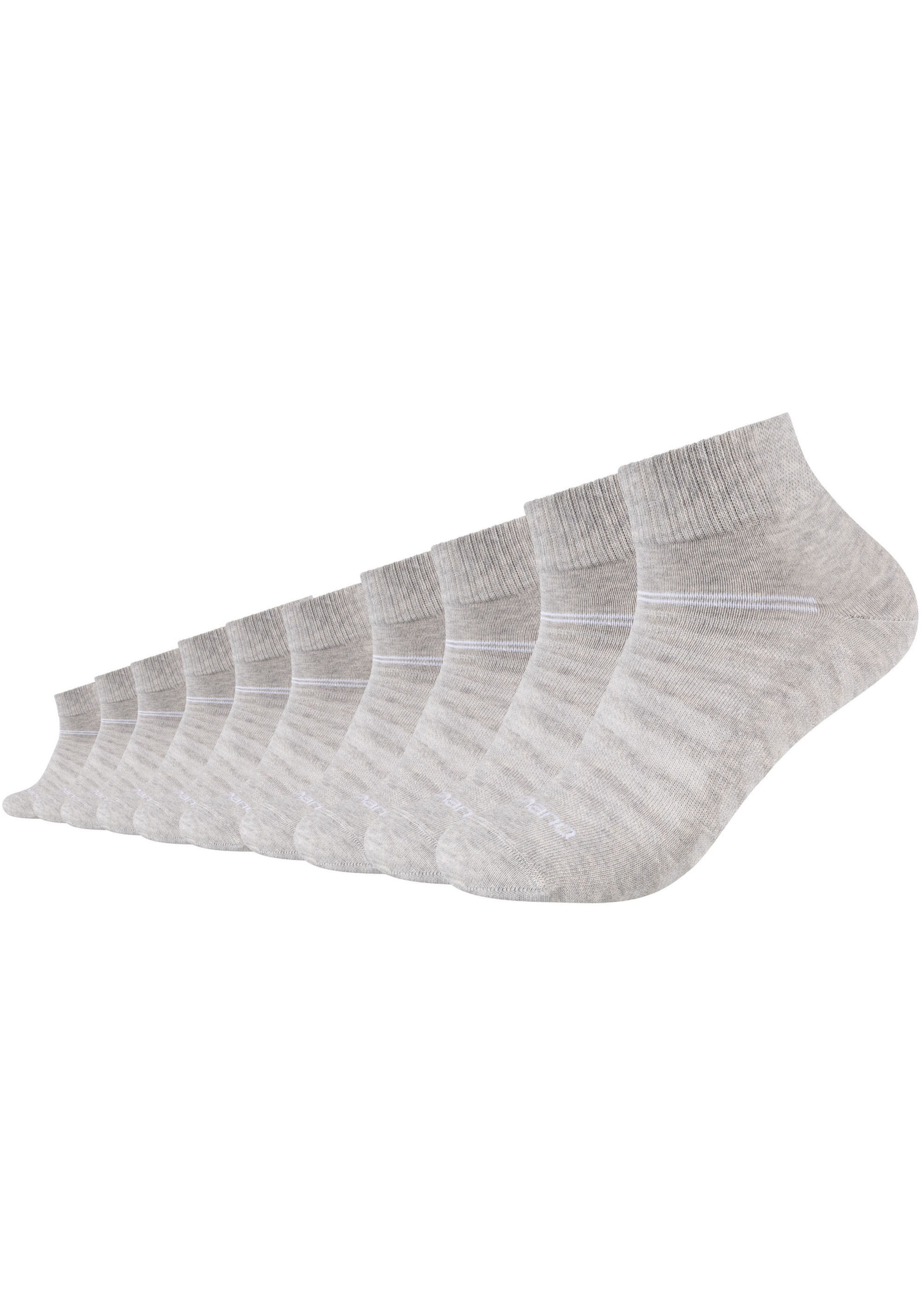 Camano Kurzsocken »mesh ventilation«, (10 Paar), mit harmonischer Farbverlauf-Optik