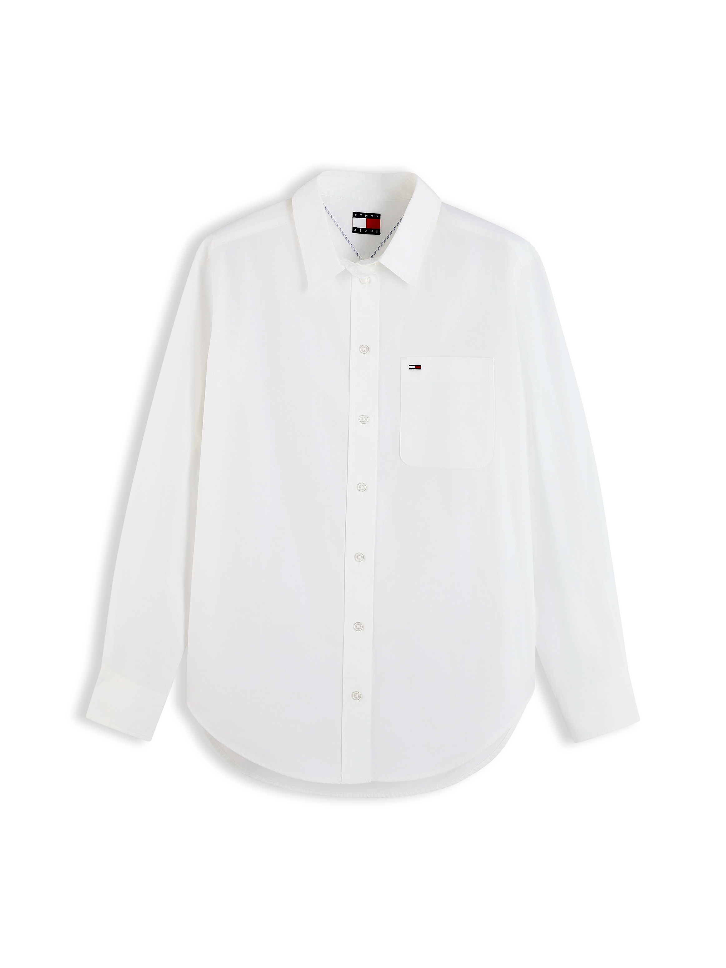 Tommy Jeans Langarmbluse »TJW RLX ESSENTIAL SHIRT« Baumwolle,  relaxed fit