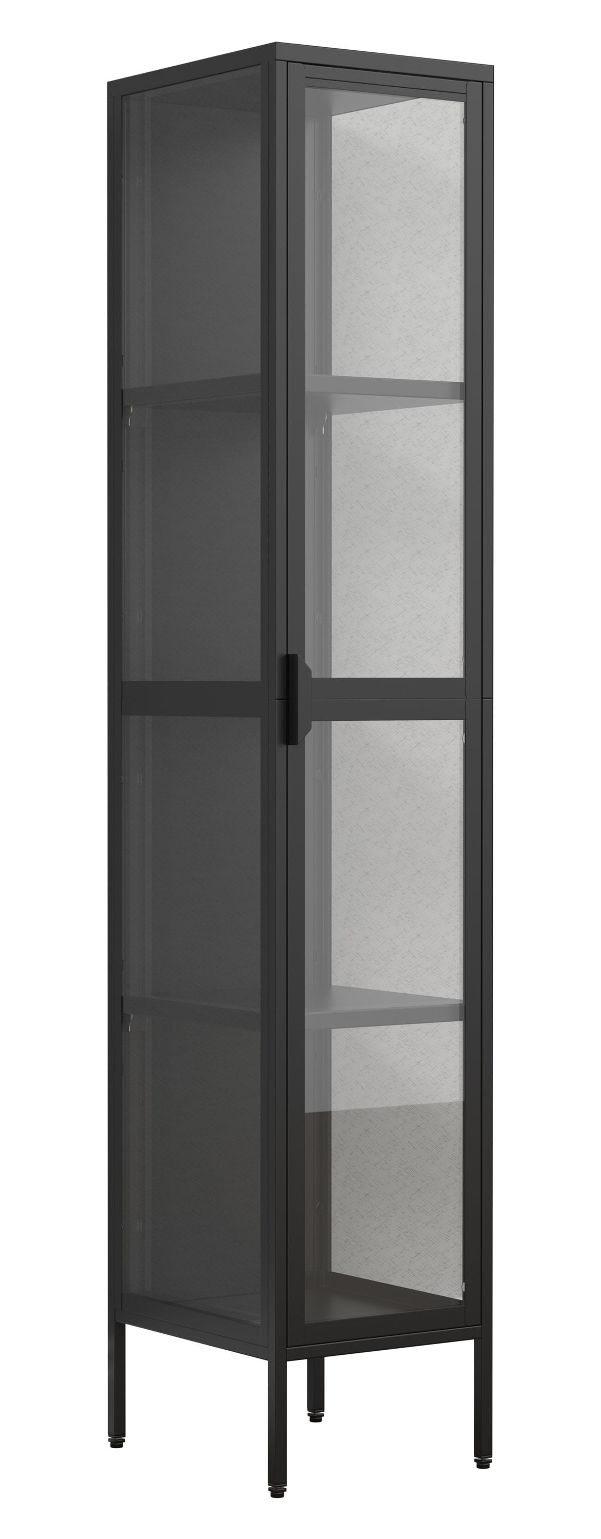 VCM Standvitrine »Stahl Glas Vitrine Schaukasten Floka XL« 1 Stk. tlg.