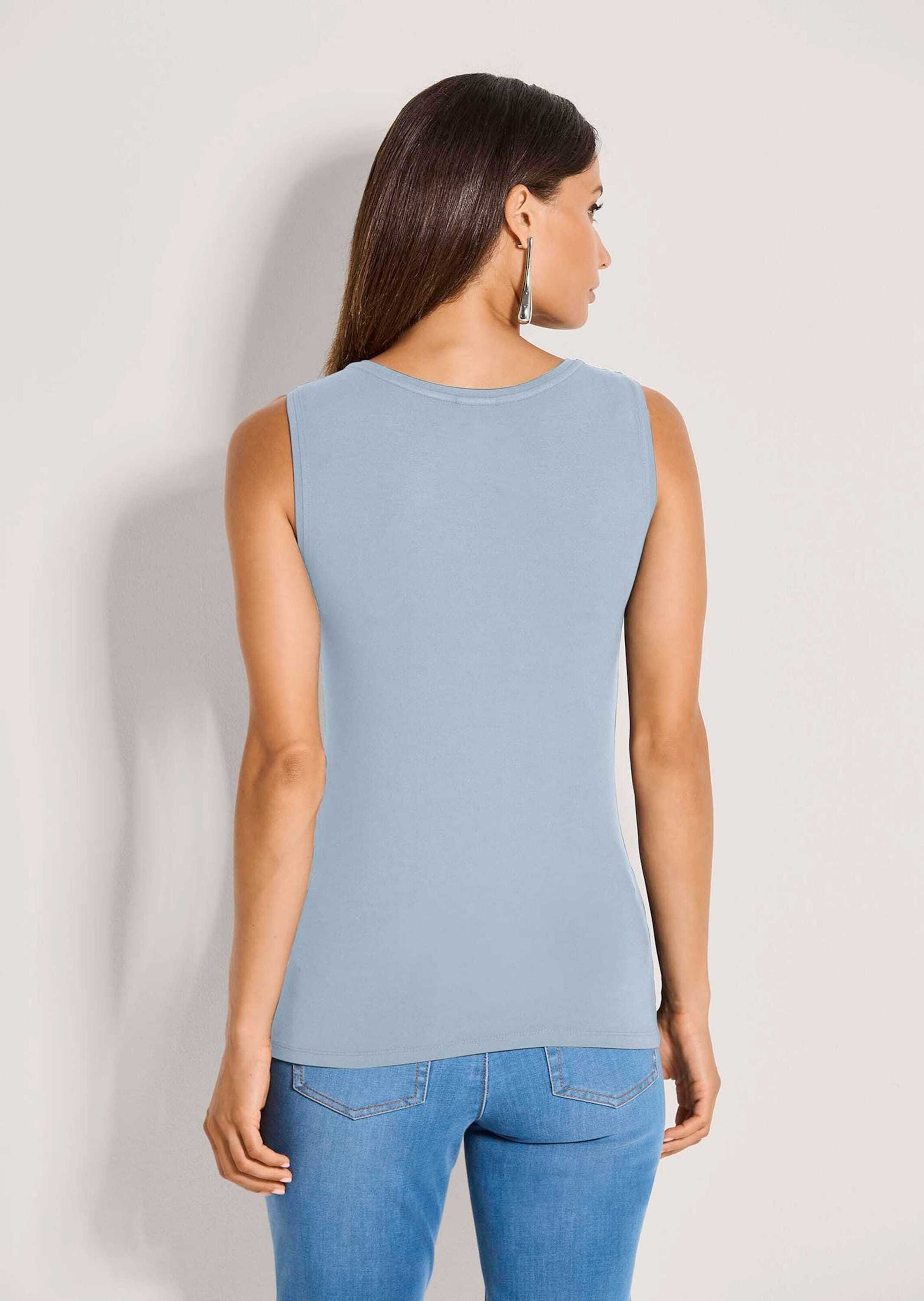 MADELEINE Trägertop »Tanktop Tanktop mit breiten Trägern« Glatte Jerseyware